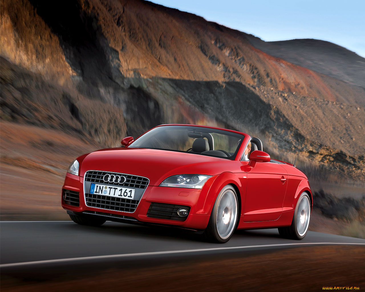 audi, tt, roadster, 2007, автомобили