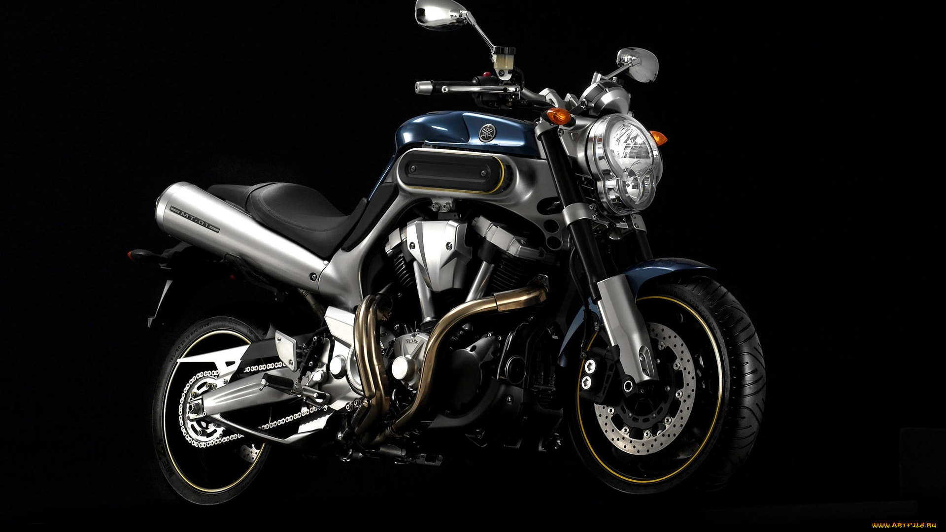 мотоциклы, yamaha, mt-01, super, sport, touring