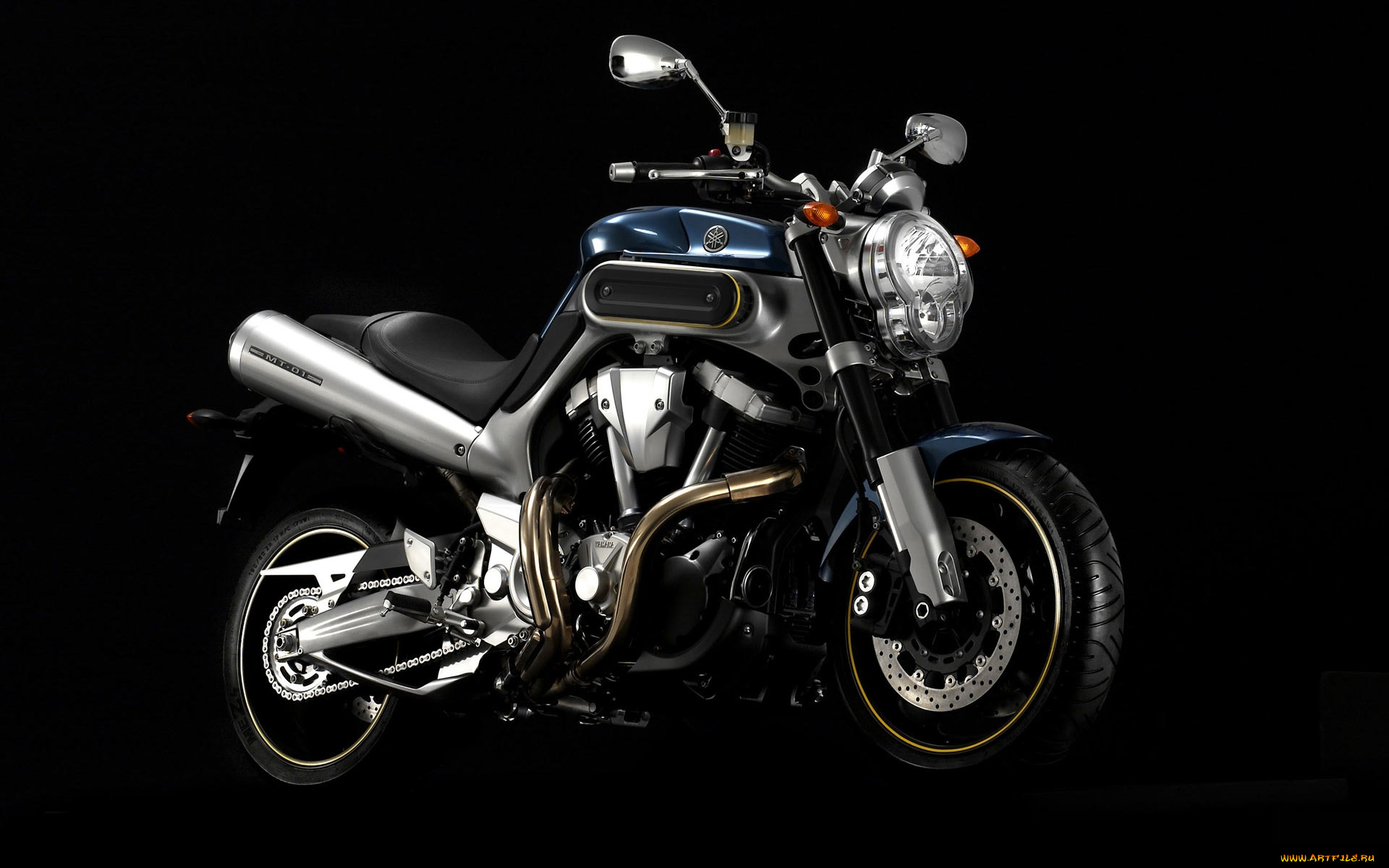 мотоциклы, yamaha, mt-01, super, sport, touring