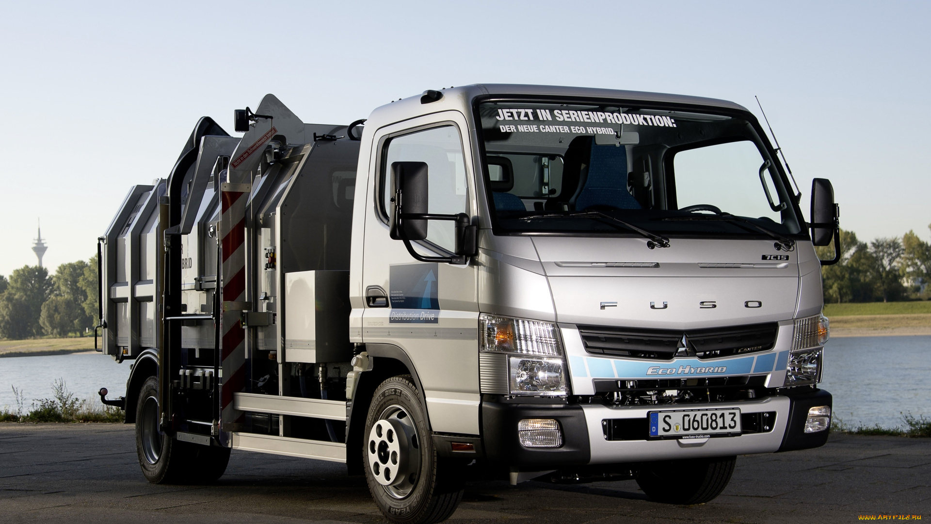 автомобили, мусоровозы, fe7, eco, hybrid, canter, 7c15, fuso, mitsubishi