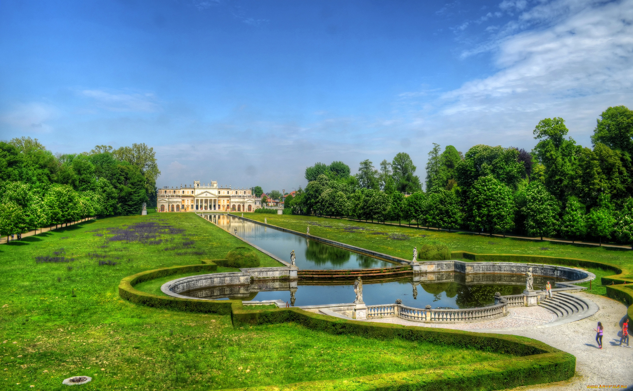 villa, pisani, города, -, пейзажи, особняк, вилла