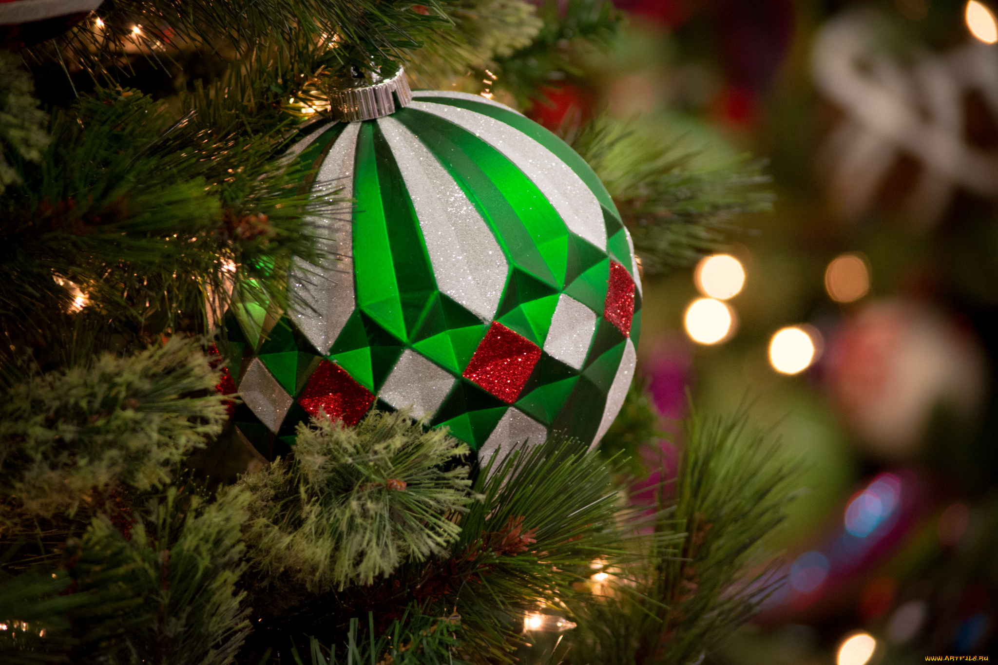 праздничные, шары, праздник, новый, год, рождество, елка, украшения, снег, чудеса