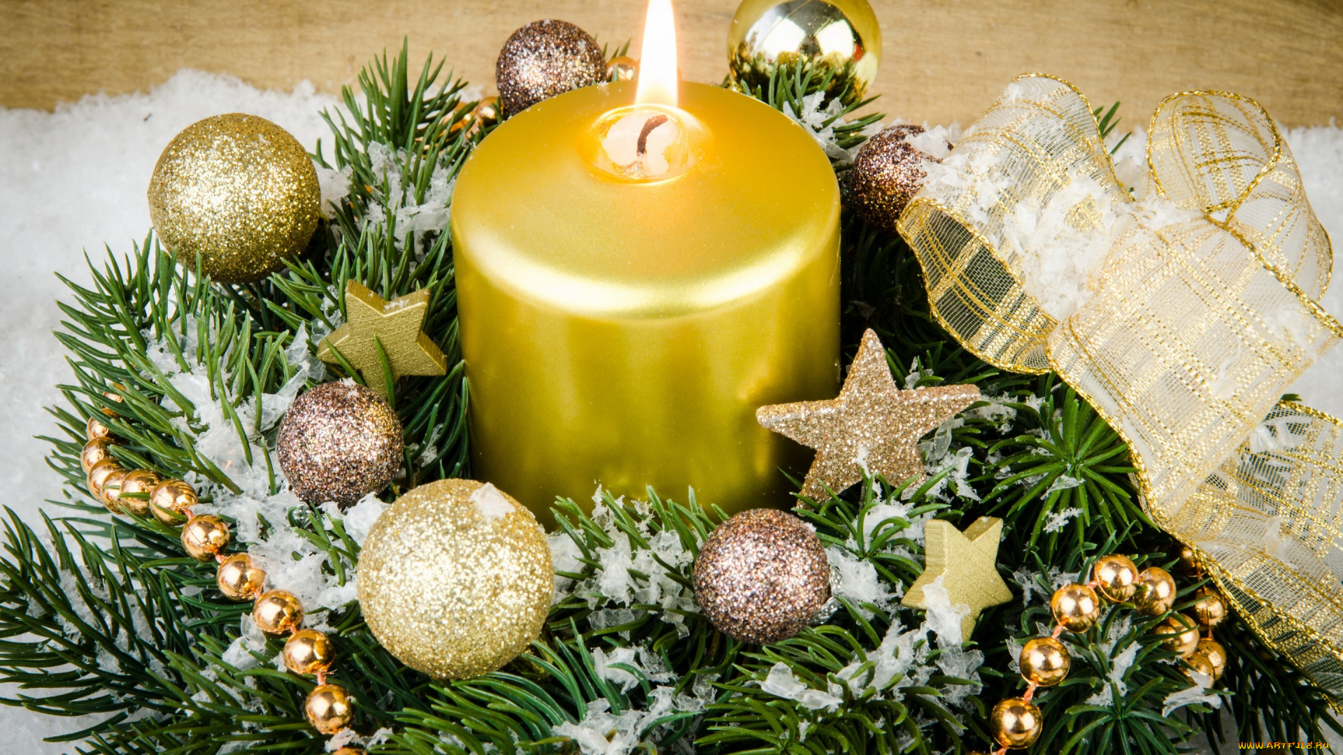 праздничные, новогодние, свечи, рождество, decoration, gifts, елка, свечи, снег, украшения, подарки, xmas, christmas, merry, новый, год