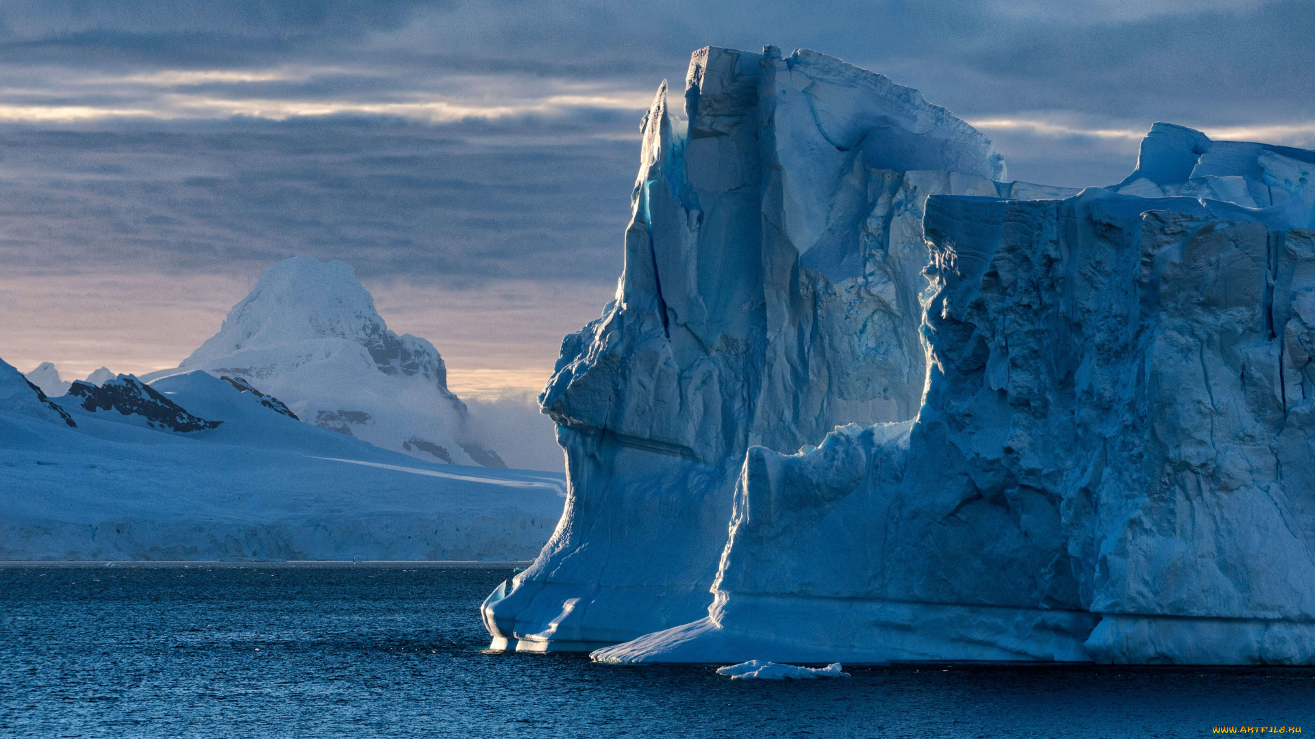 природа, айсберги, и, ледники, лед, ледник, горы, вода, мороз, арктика, антарктика