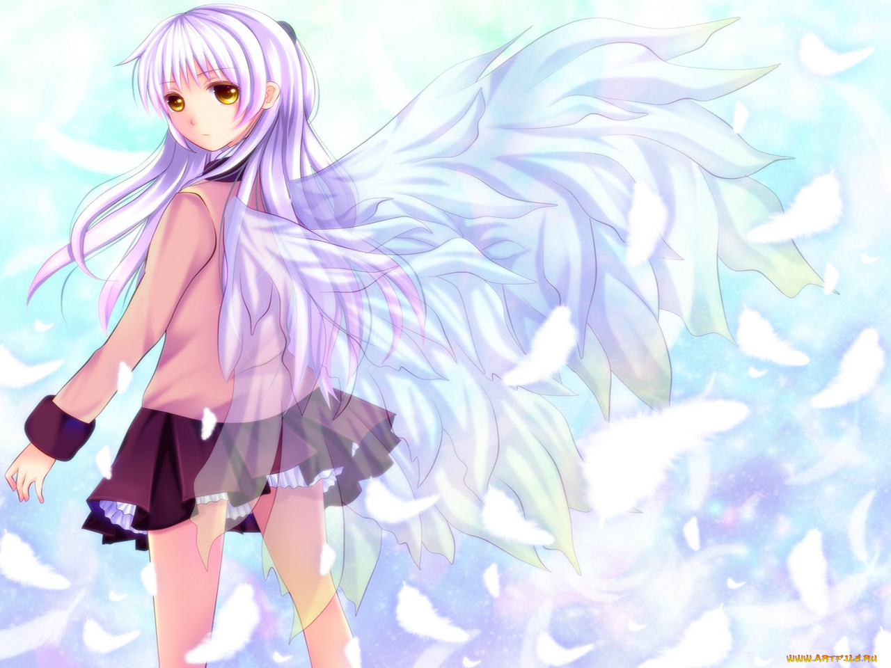 angel, beats, аниме