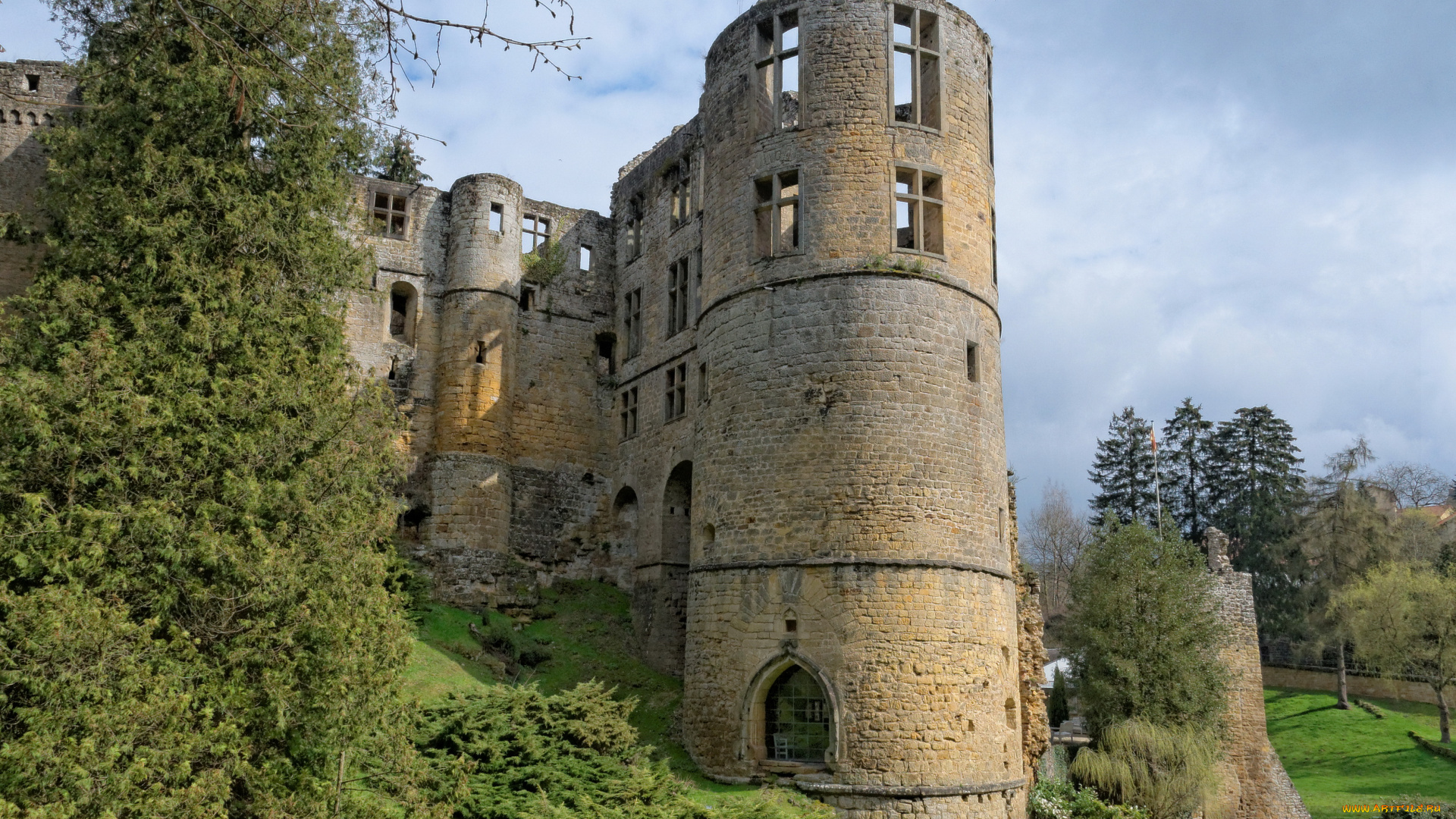 beaufort, castle, ruin, luxembourg, города, дворцы, замки, крепости, руины, замок