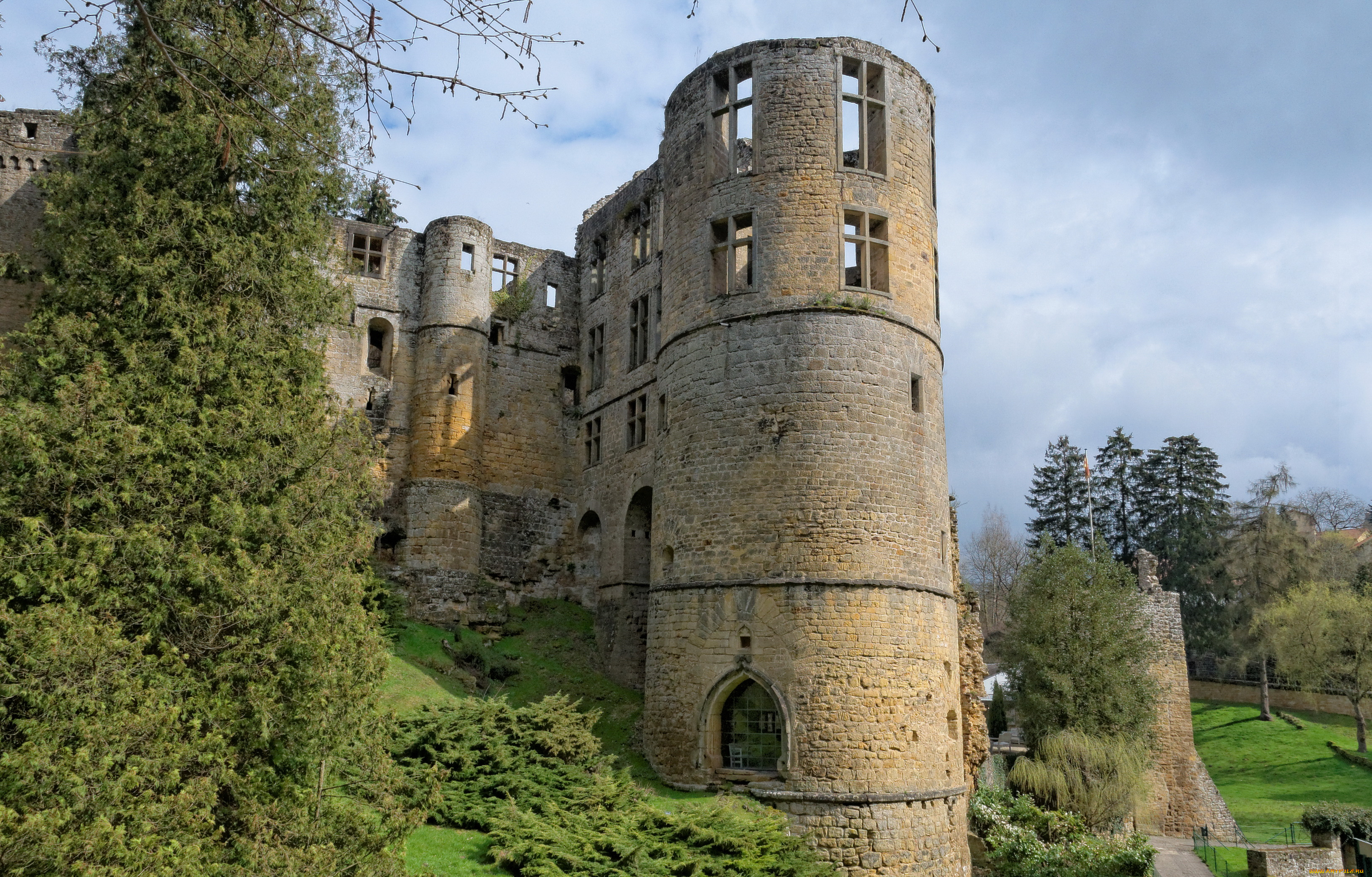 beaufort, castle, ruin, luxembourg, города, дворцы, замки, крепости, руины, замок