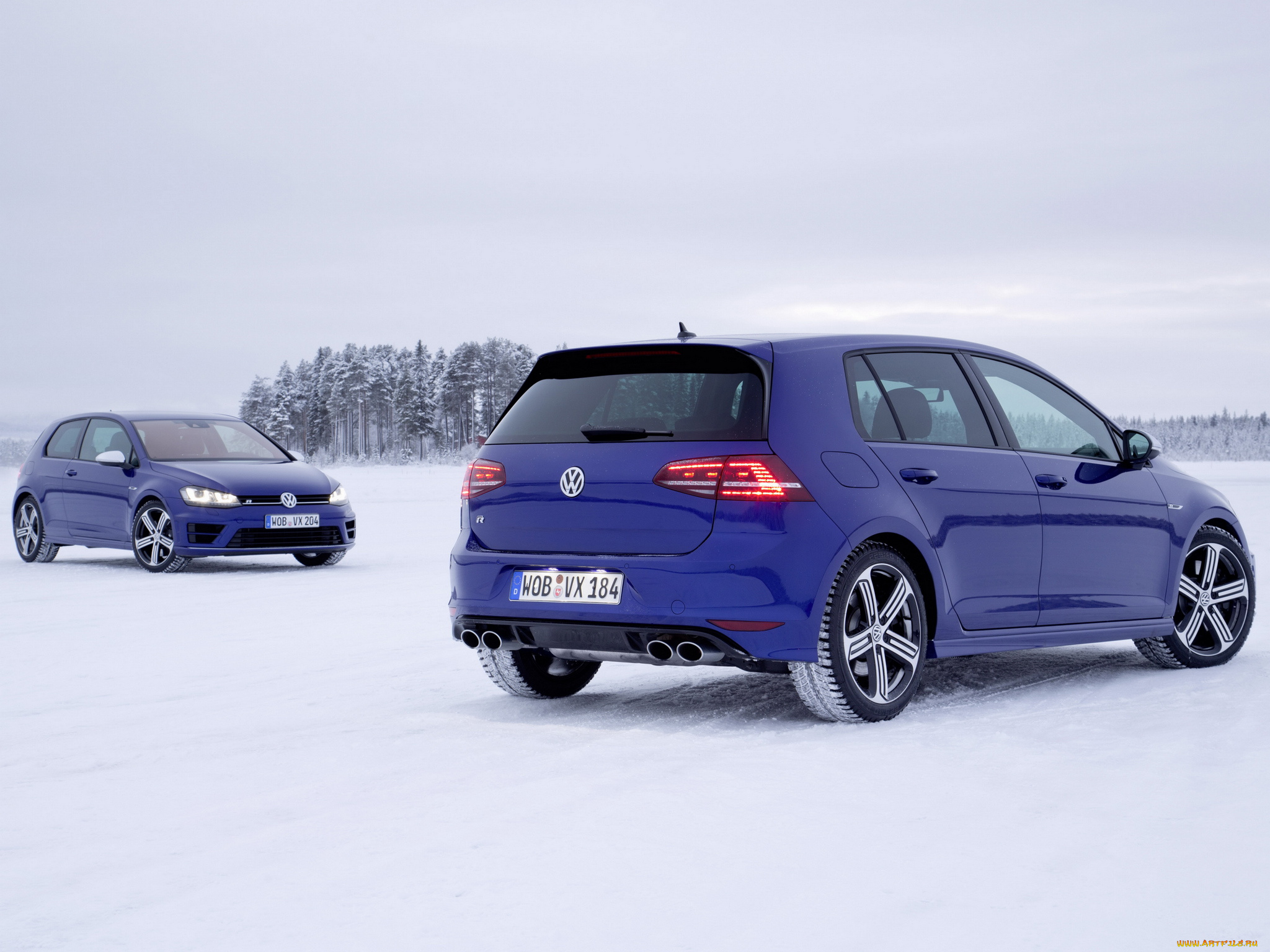 автомобили, volkswagen, volkswage, golf, r, 3-door, typ, 5g, 2013, синий