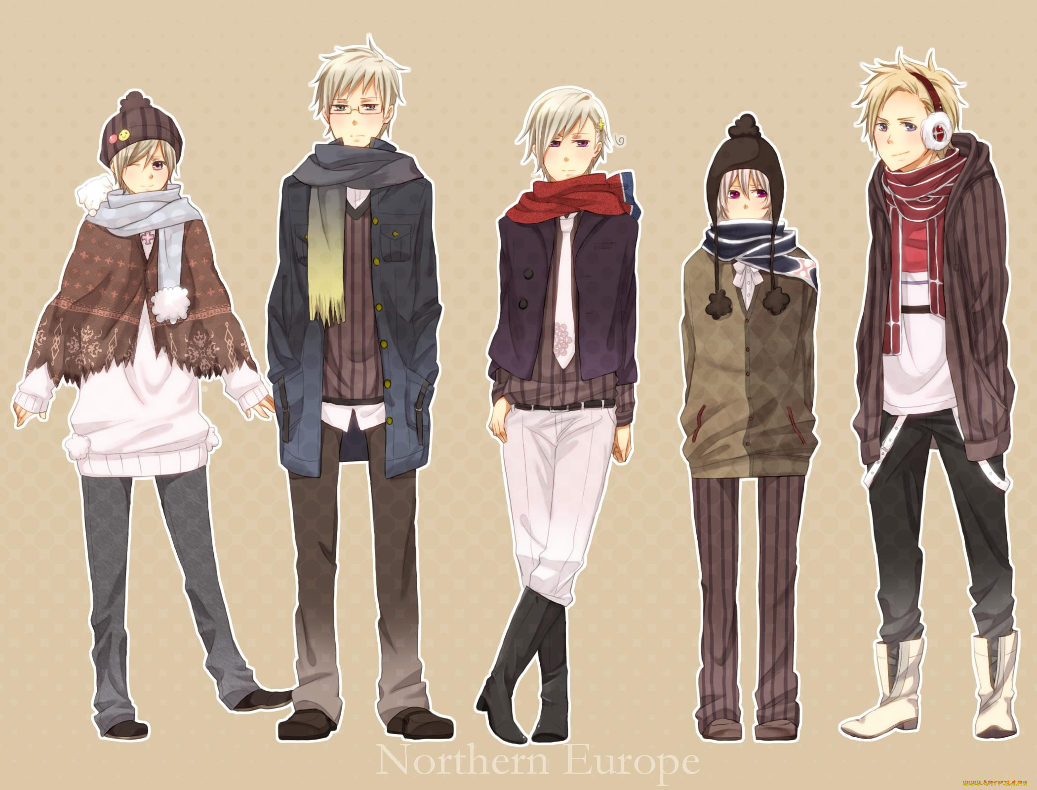 аниме, hetalia, , axis, powers, фон, парни, арт