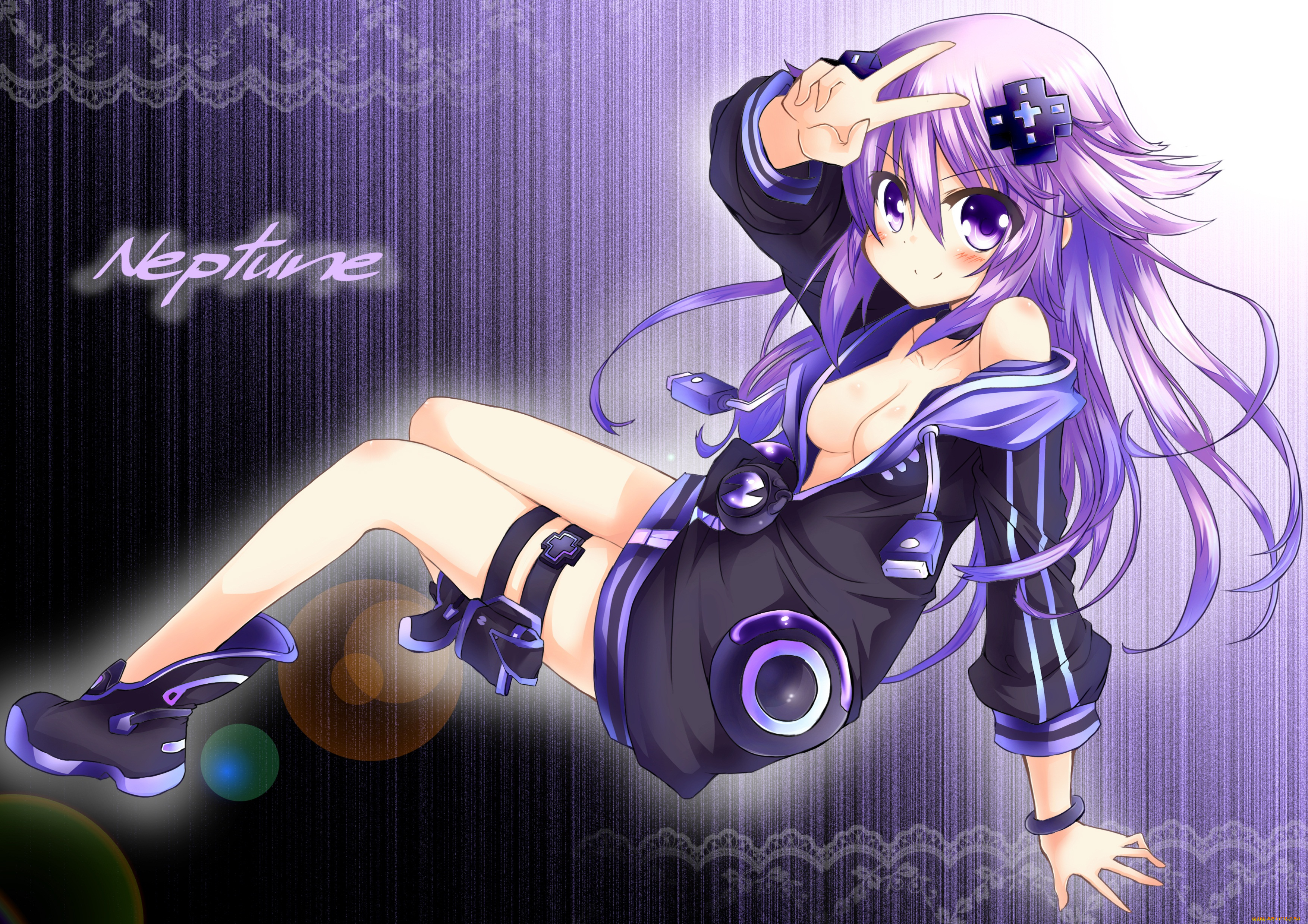 автор, , zero-theme, аниме, hyperdimension, neptunia, neptune, hyperdimension, neptunia, vii