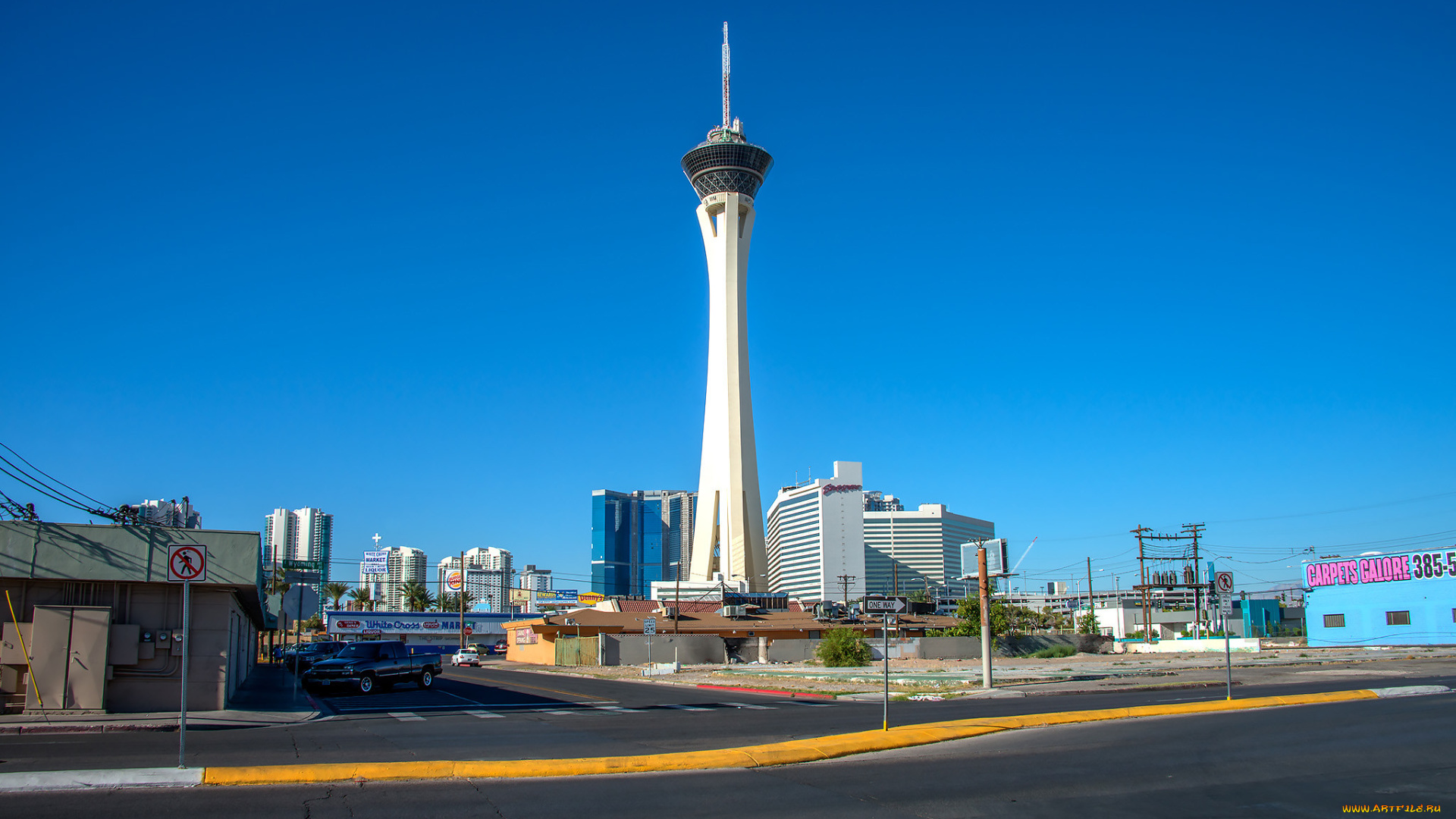 stratosphere, tower, , las, vegas, города, лас-вегас, , сша, казино