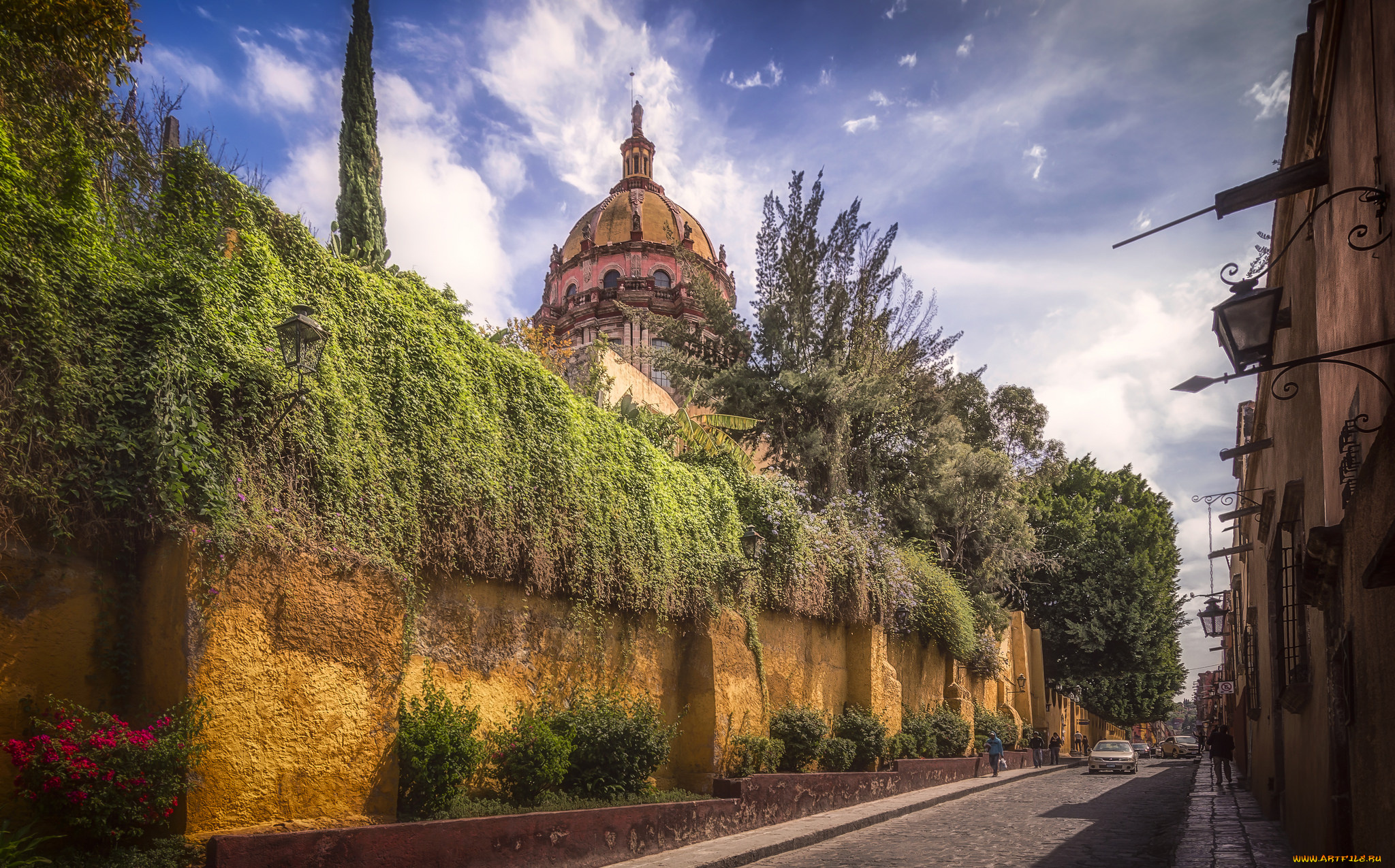 street, canal, in, san, miguel, de, allende, города, -, улицы, , площади, , набережные, канал