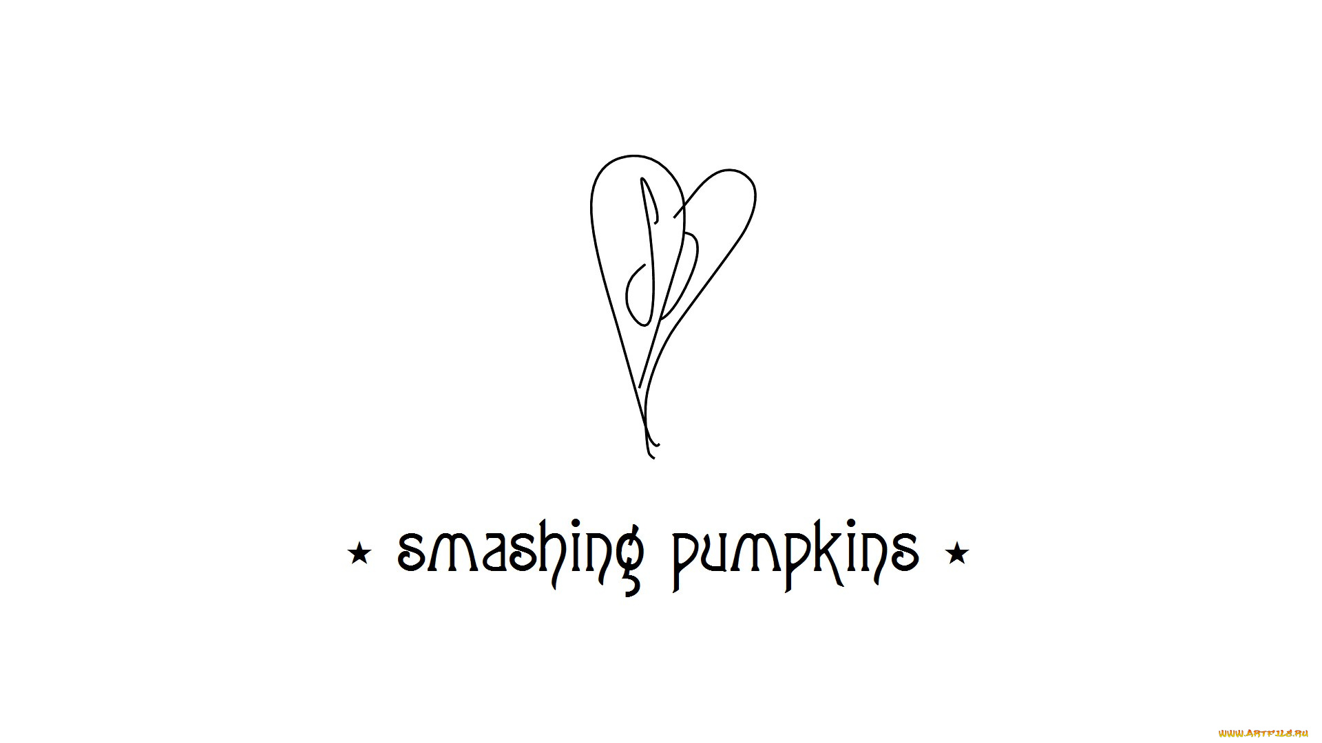 музыка, the, smashing, pumpkins, рисунок