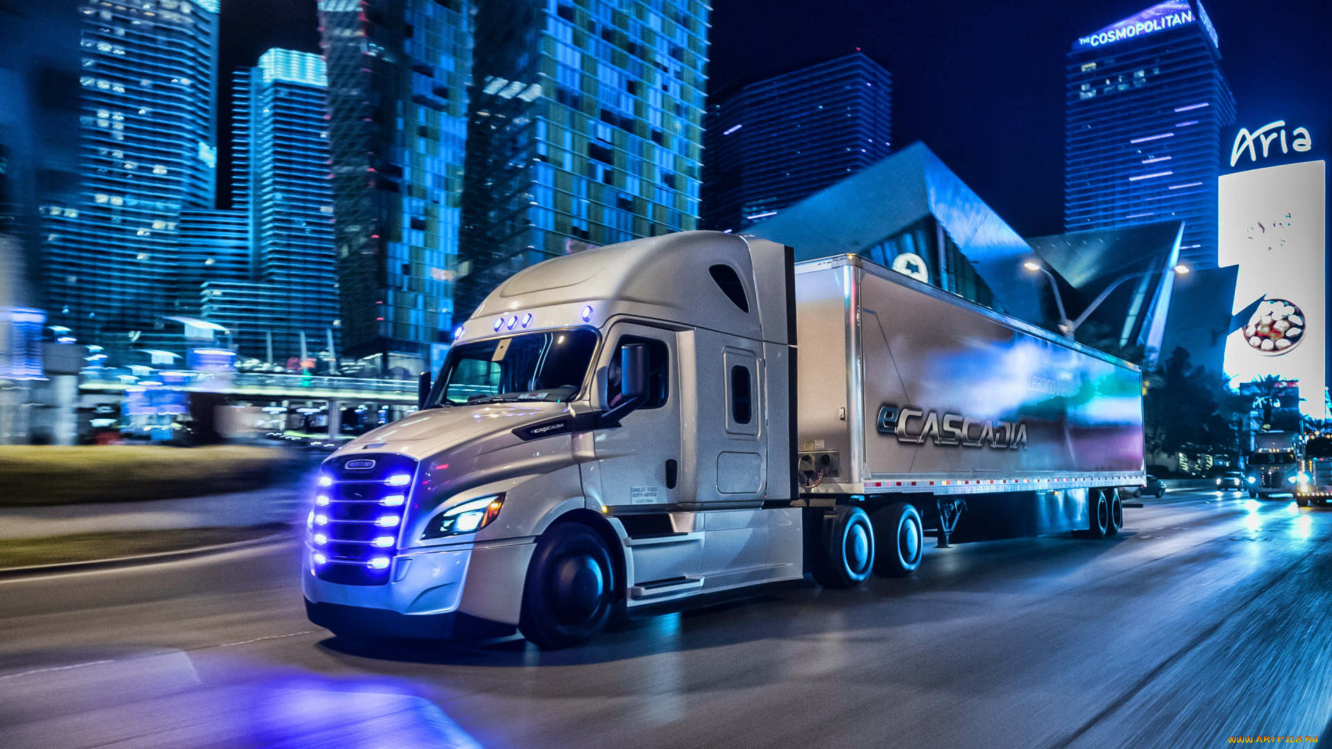 2020, freightliner, ecascadia, автомобили, freightliner, грузовой, транспорт, lkw, дорога, ecascadia, американские, грузовики, 2020