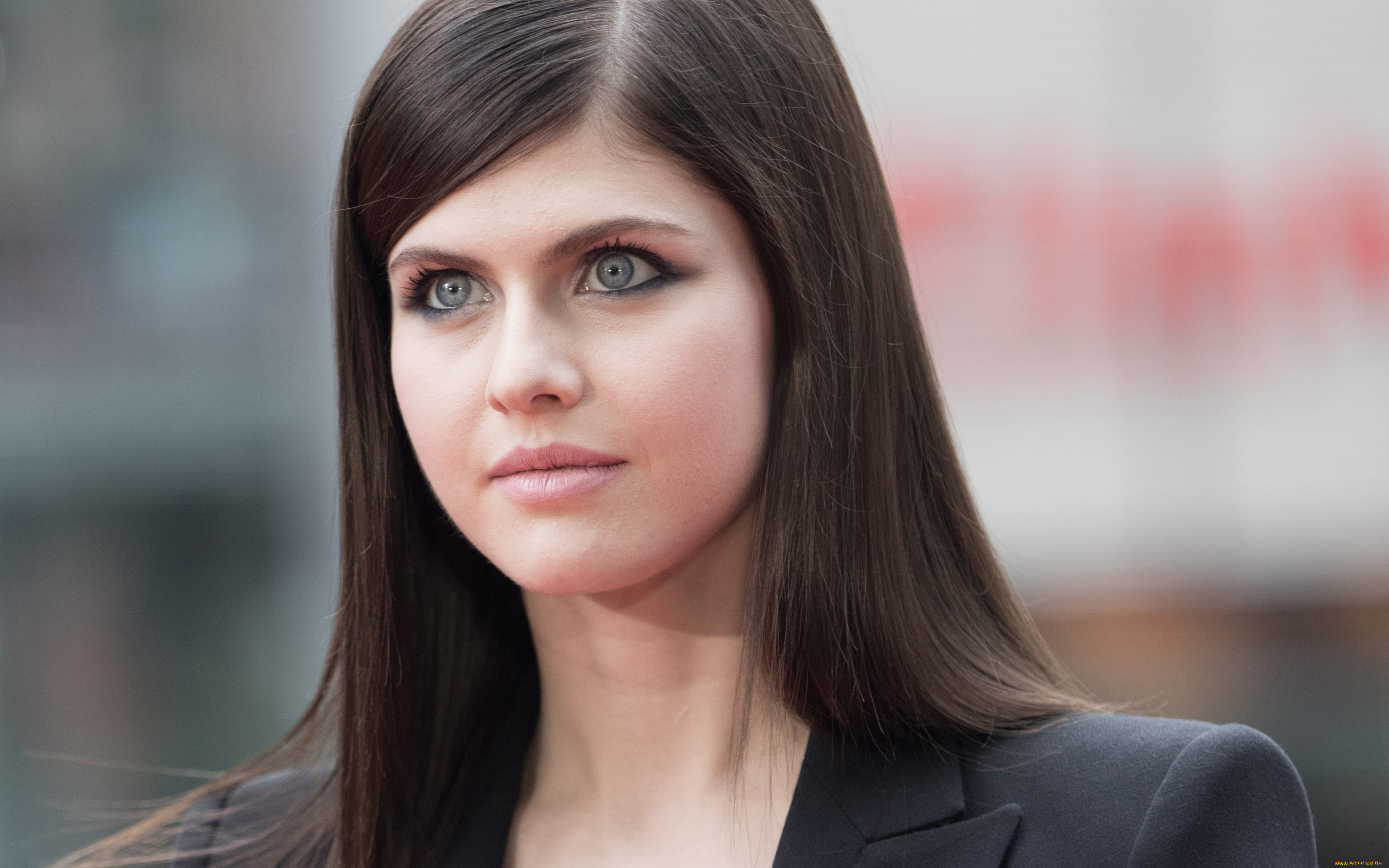 девушки, alexandra, daddario, лицо, шатенка, актриса