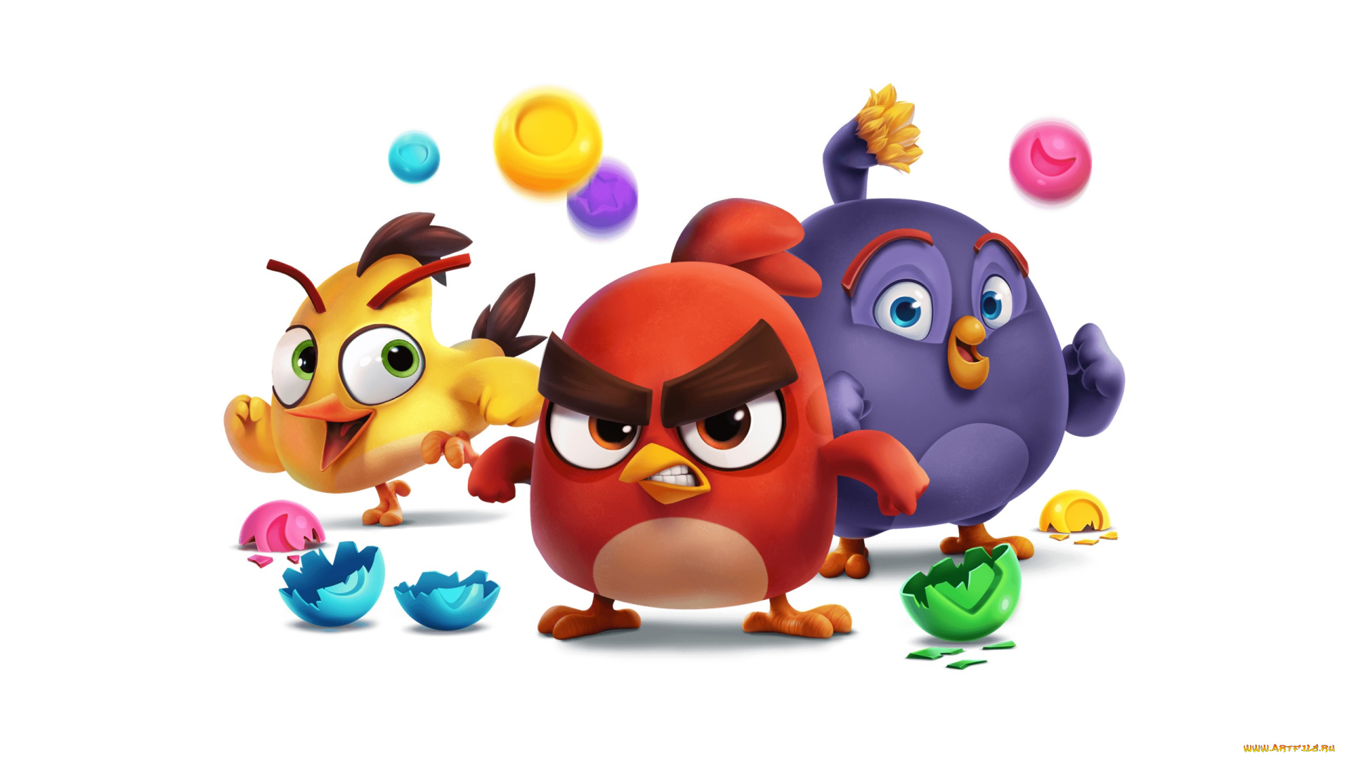 Скачать обои angry, birds, dream, blast, видео, игры, ---другое, птицы,  фон, обои, игра, белый, картинка, angry, birds, на, рабочий, стол, rovio,  dream, blast из раздела Видео Игры, в разрешении 1920x1080