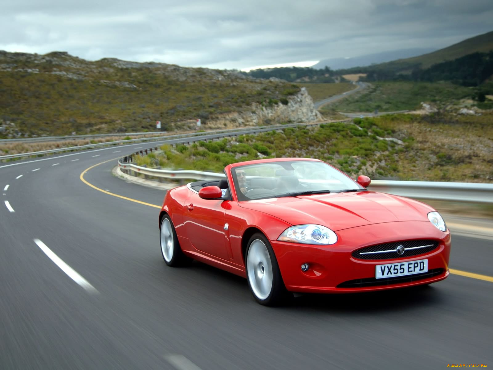 jaguar, xk, convertible, uk, version, 2007, автомобили