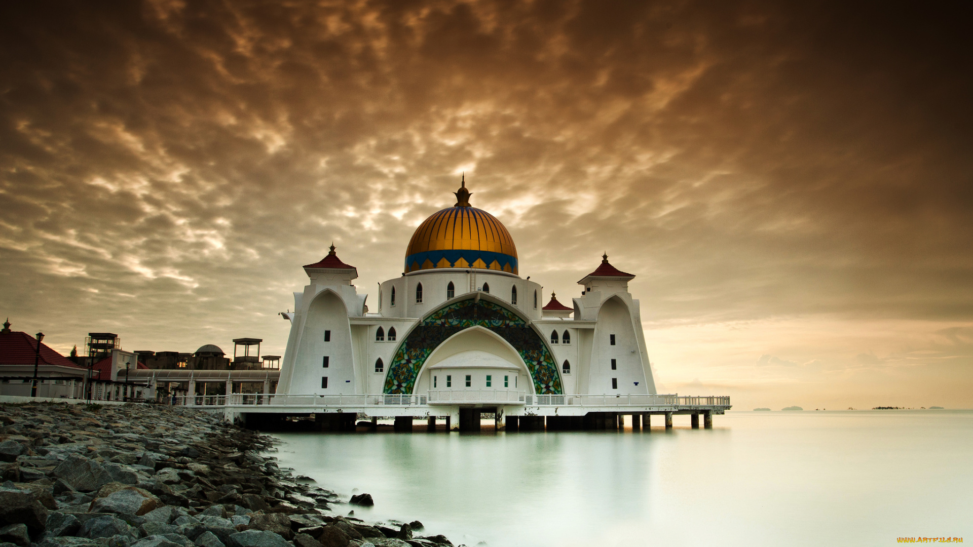 malacca, straits, mosque, города, -, мечети, , медресе, религия, храм, мечеть, ислам