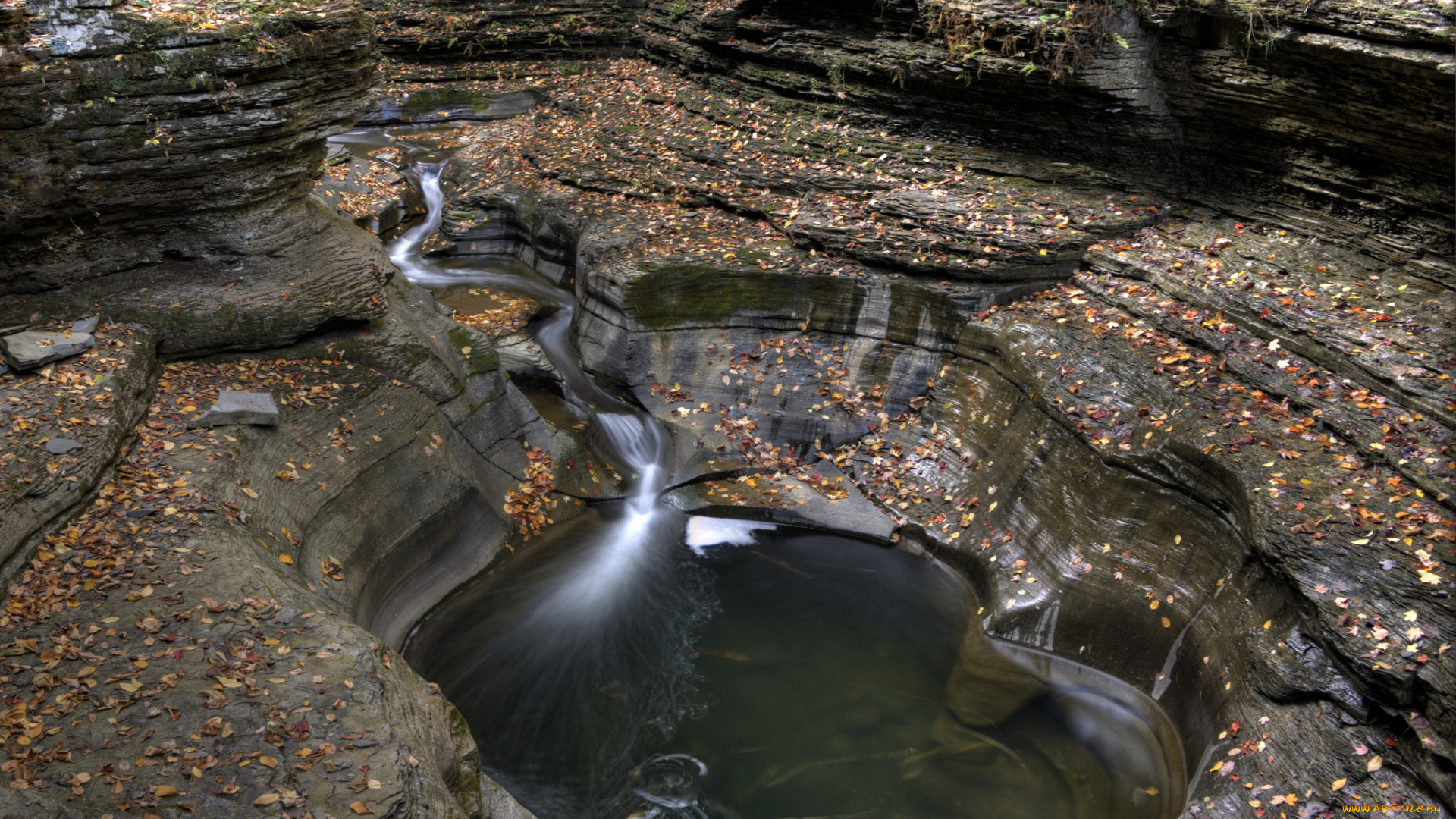 watkins, glen, state, park, , new, york, природа, водопады, ущелье, водопад, река, скалы