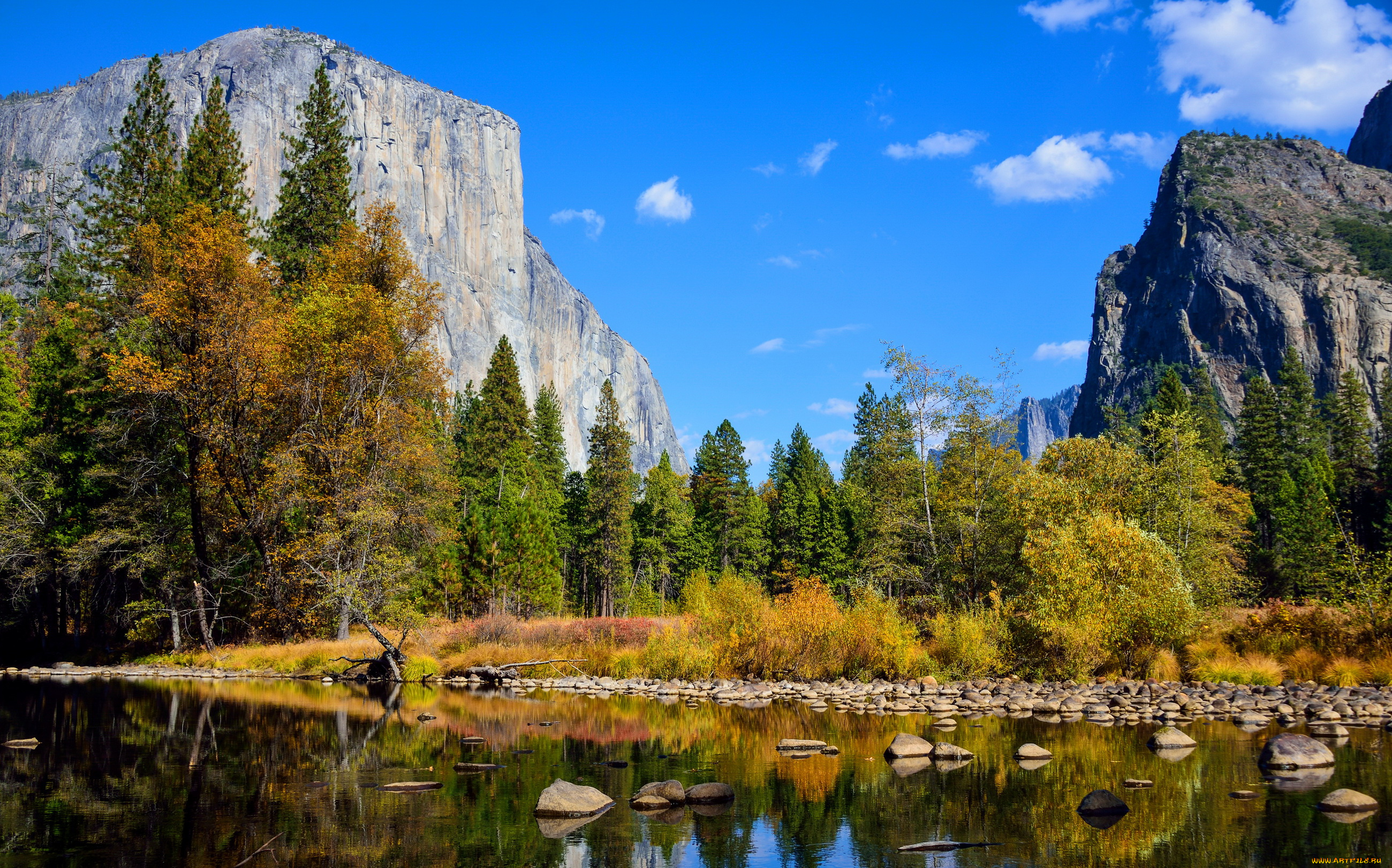 yosemite, national, park, california, природа, пейзажи, горы, озеро, скала, лес, national, park, yosemite