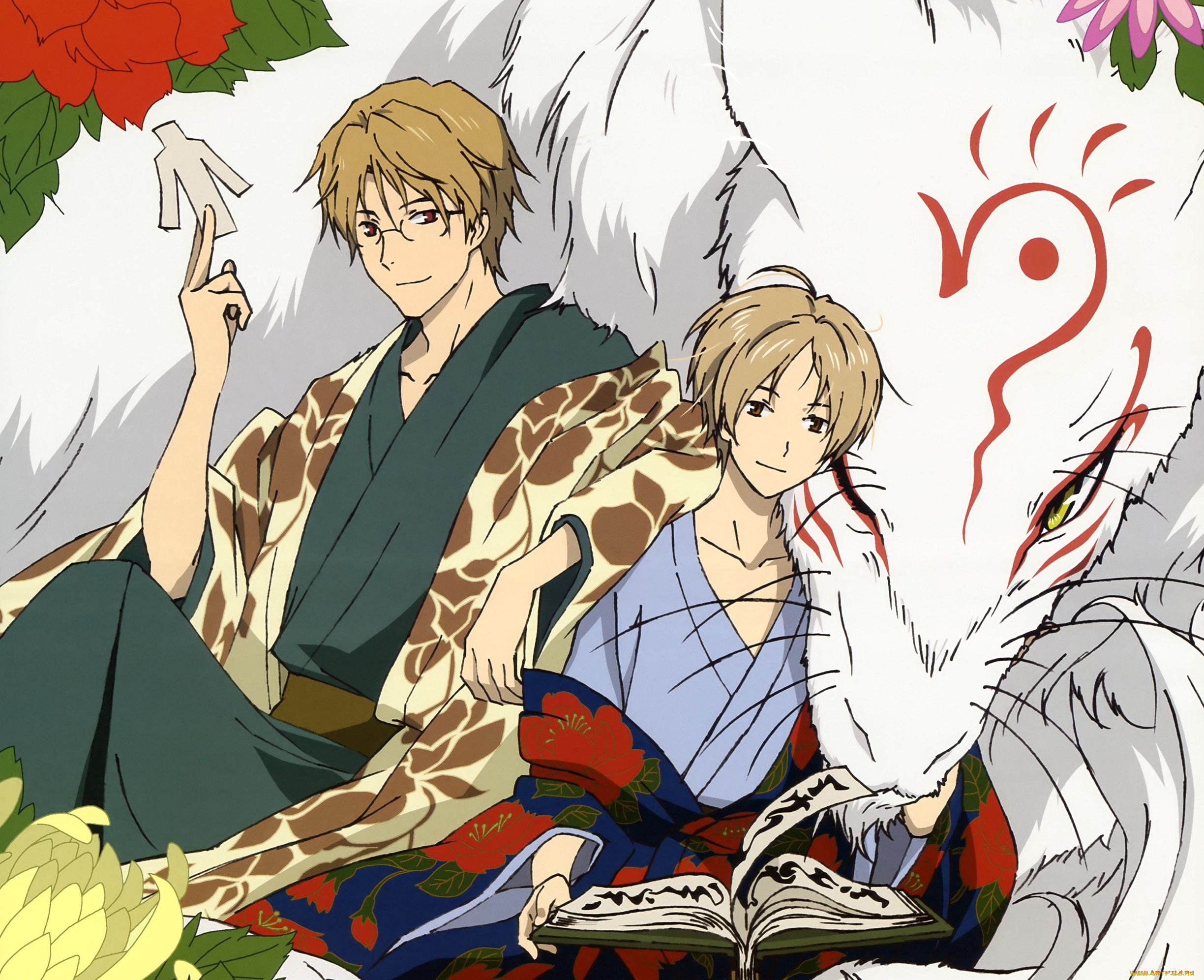 аниме, natsume, yuujinchou, тетрадь, дружбы