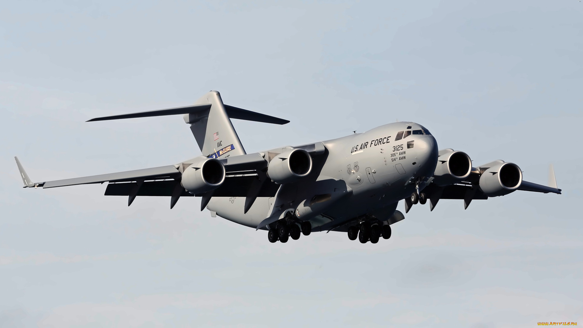 boeing, c-17a, globemaster, iii, авиация, военно-транспортные, самолёты, транспорт