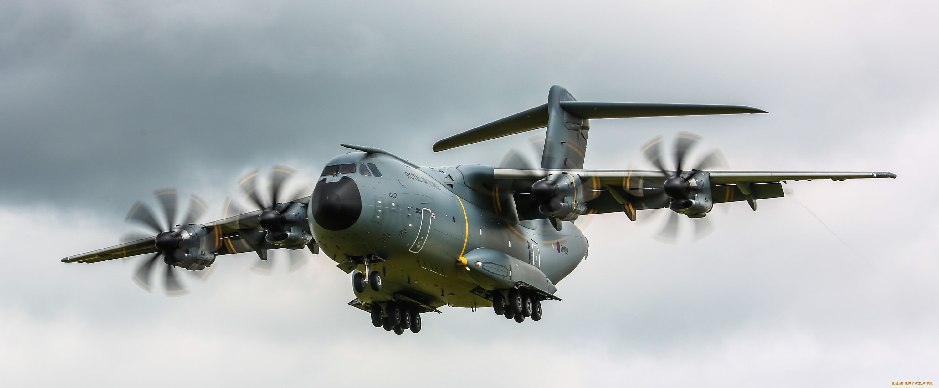 airbus, a400m, atlas, zm403, авиация, военно-транспортные, самолёты, транспорт