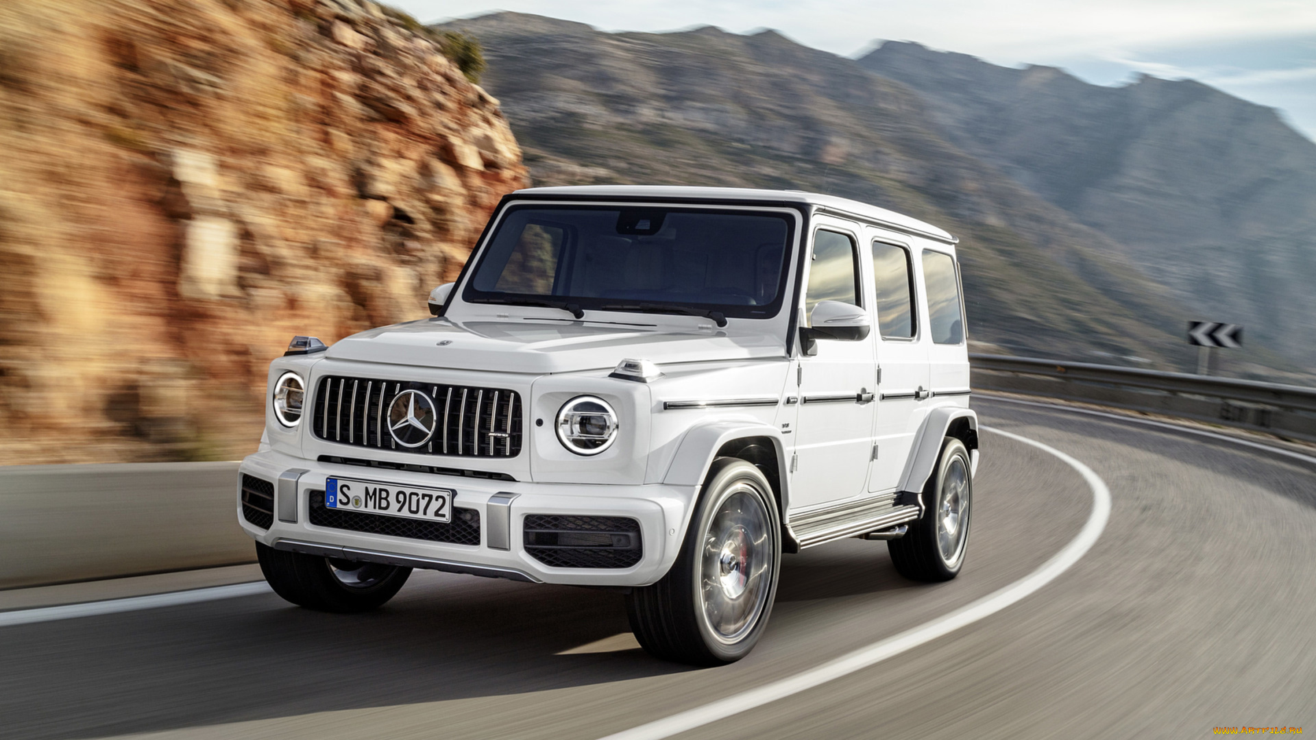 mercedes-benz, amg, g63, 2019, автомобили, mercedes-benz, amg, g63, 2019, белый