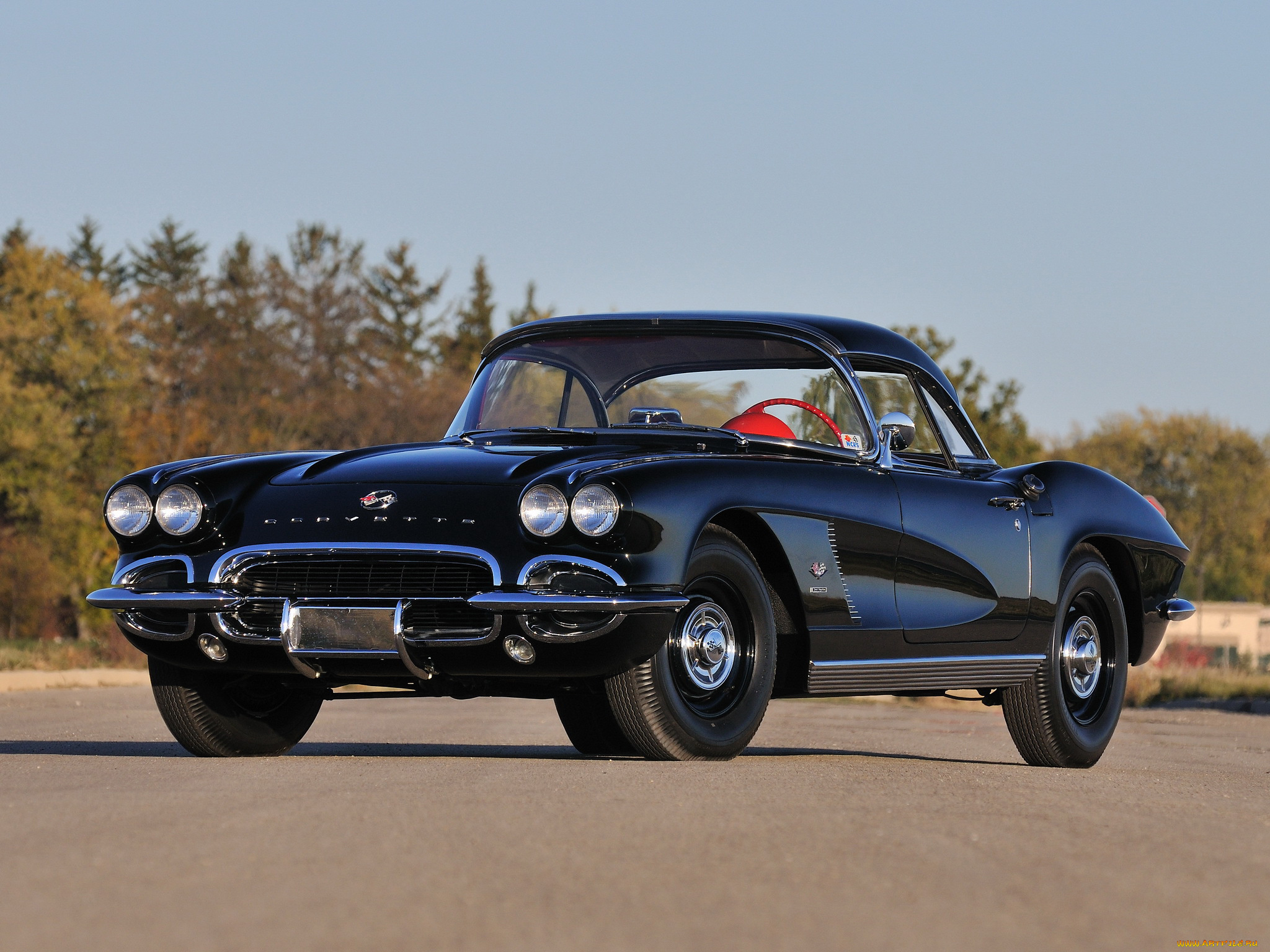 corvette, c1, fuel, injection, 1962, автомобили, corvette, c1, fuel, injection, 1962, чёрный