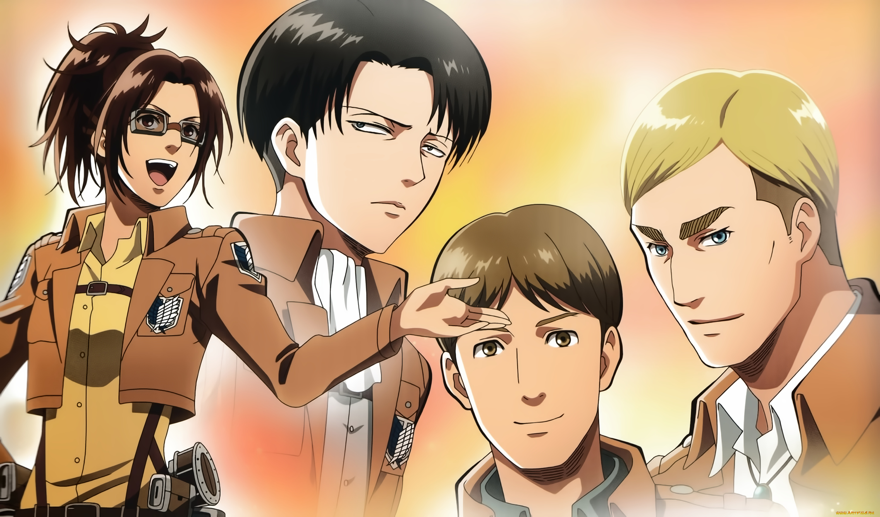 attack, on, titan, аниме, shingeki, no, kyojin, персонажи