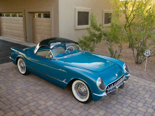 Картинка corvette+c1+bubbletop+1954 автомобили corvette c1 bubbletop 1954