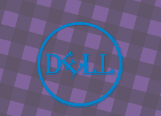 Картинка компьютеры dell фон логотип