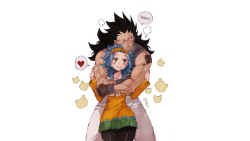 Картинка аниме fairy+tail гаджил леви