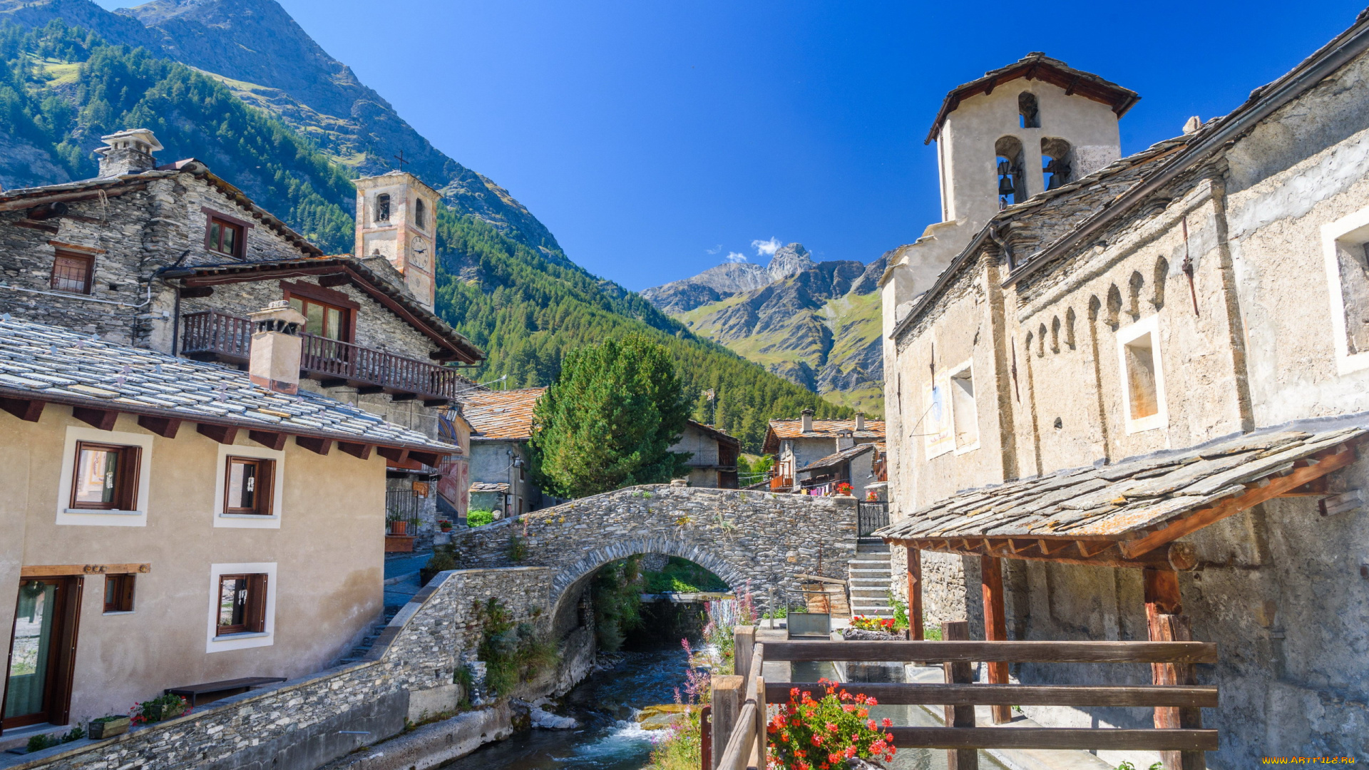 chianale, alpine, village, cuneo, piedmont, italy, города, -, улицы, , площади, , набережные, alpine, village