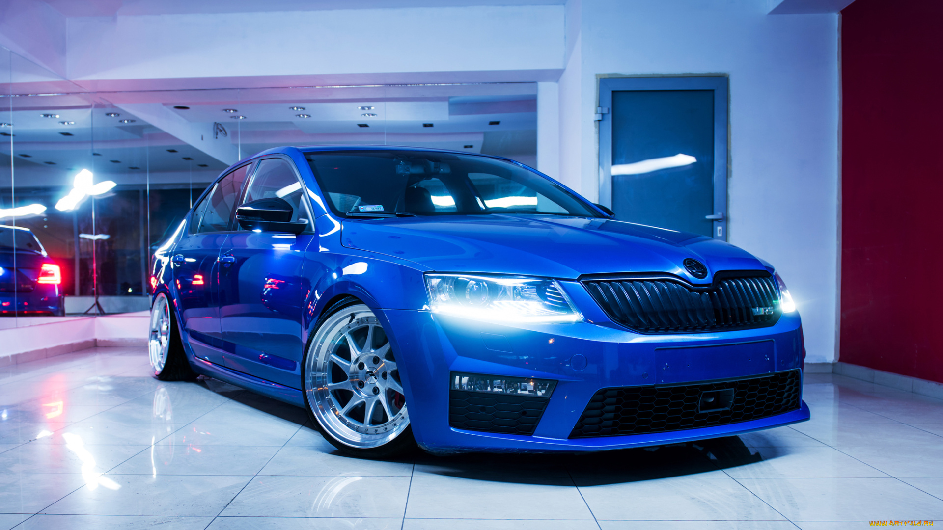 skoda, octavia, автомобили, skoda, octavia, car, sedan, blue