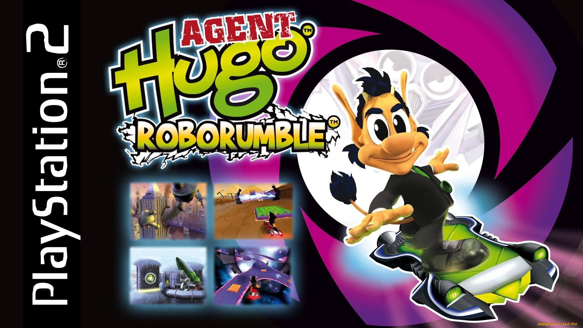 видео, игры, agent, hugo, 2, , roborumble, чертик, скейт