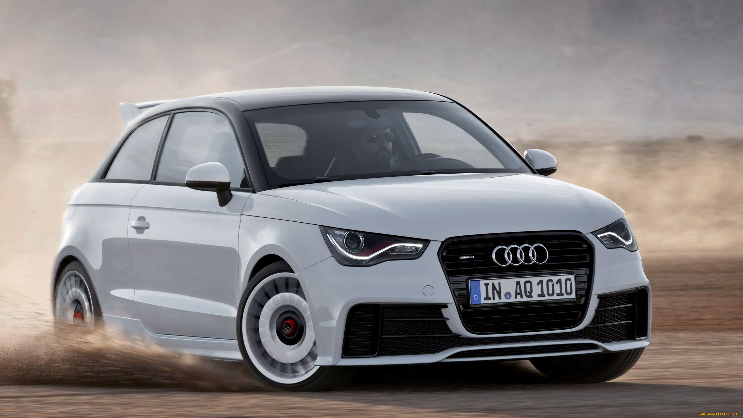 audi, a1, quattro, автомобили, audi, белый, пыль