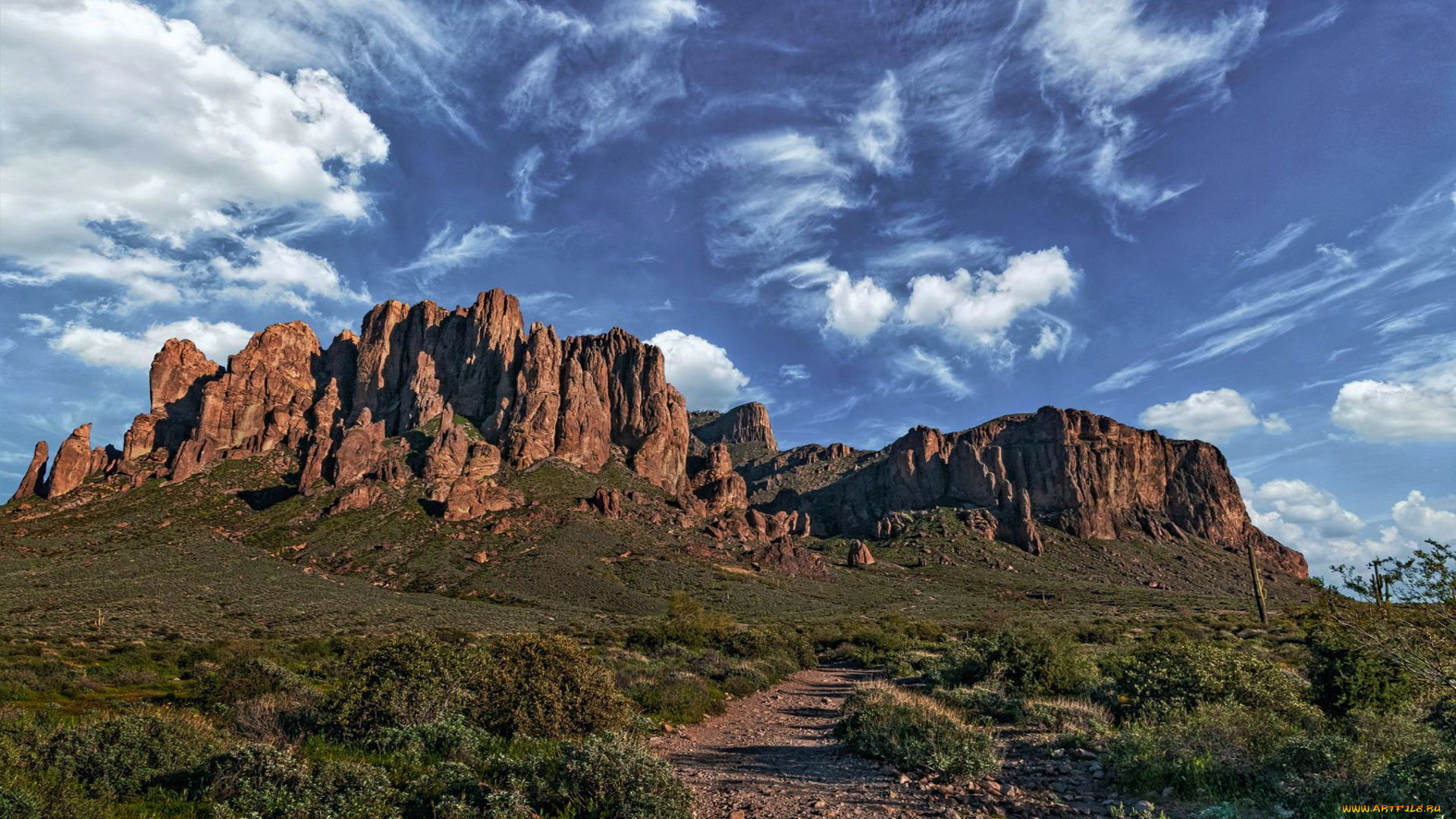 the, lost, dutchman, arizona, природа, горы, the, lost, dutchman