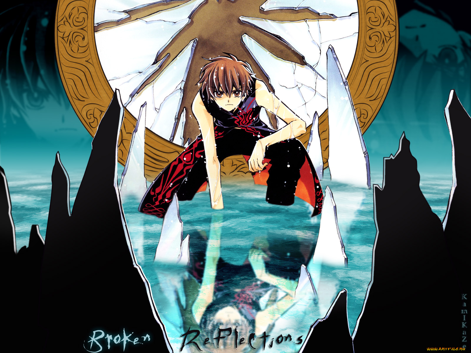 shaoran, broken, reflections, аниме, tsubasa, reservoir, chronicles