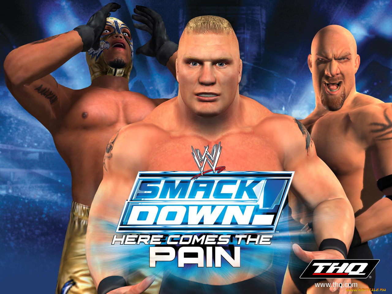 wwe, smackdown, here, comes, the, pain, видео, игры