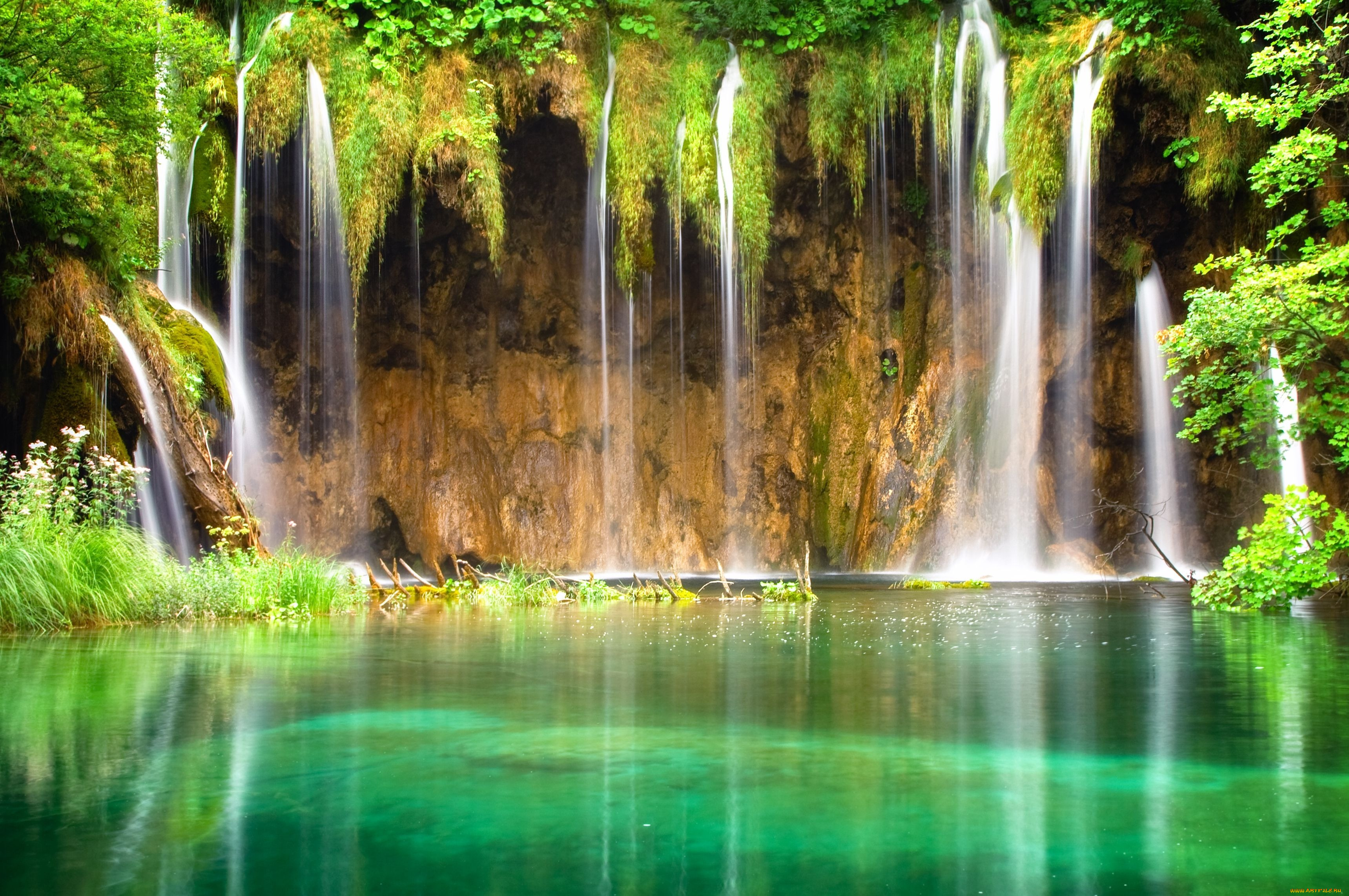 природа, водопады, вода