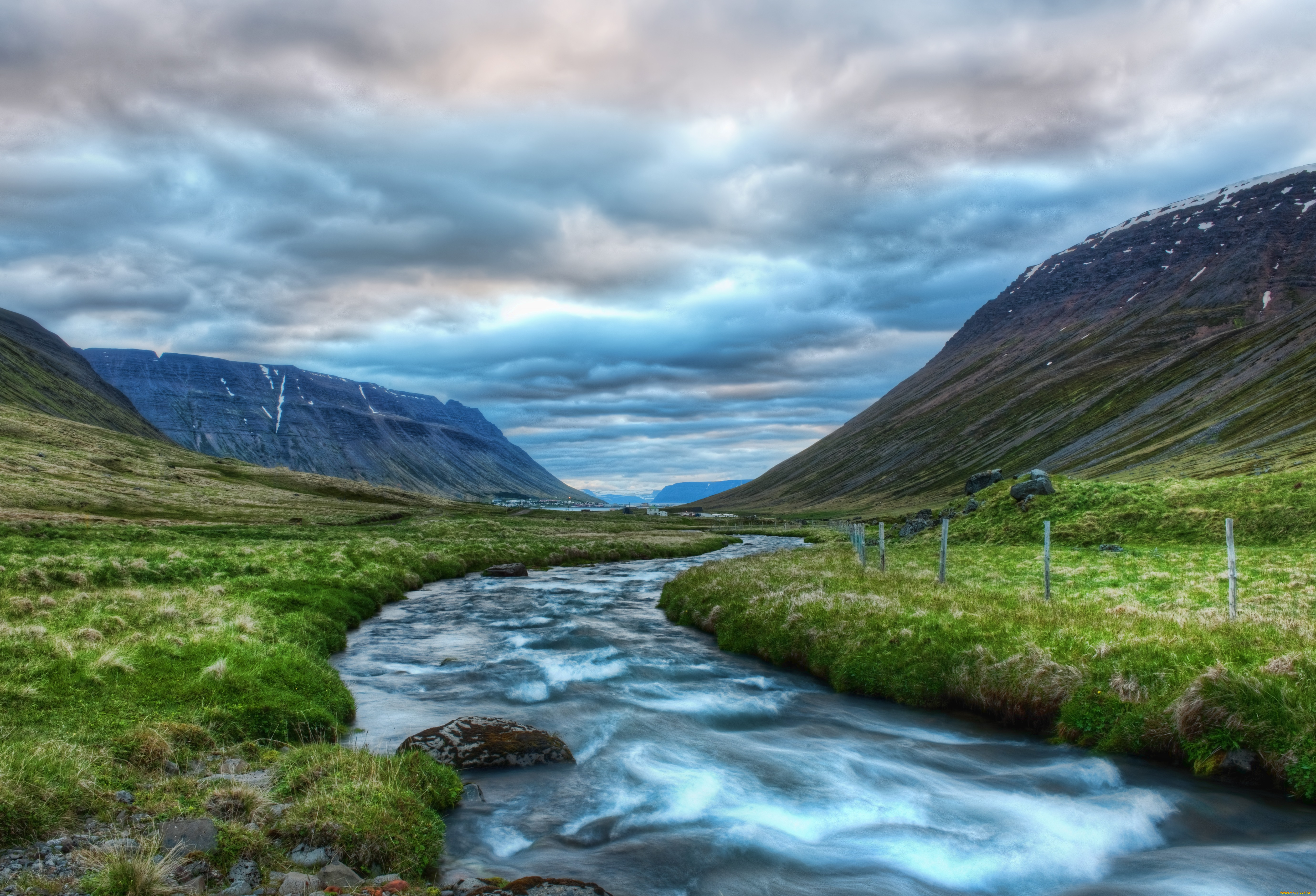природа, реки, озера, исландия