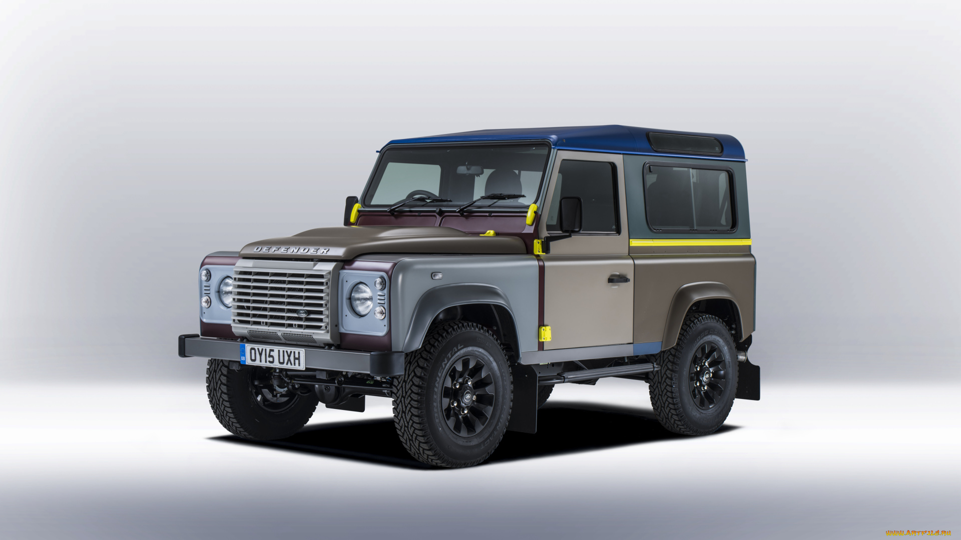 автомобили, land-rover, land, rover, defender, 90, by, paul, smith, 2015г