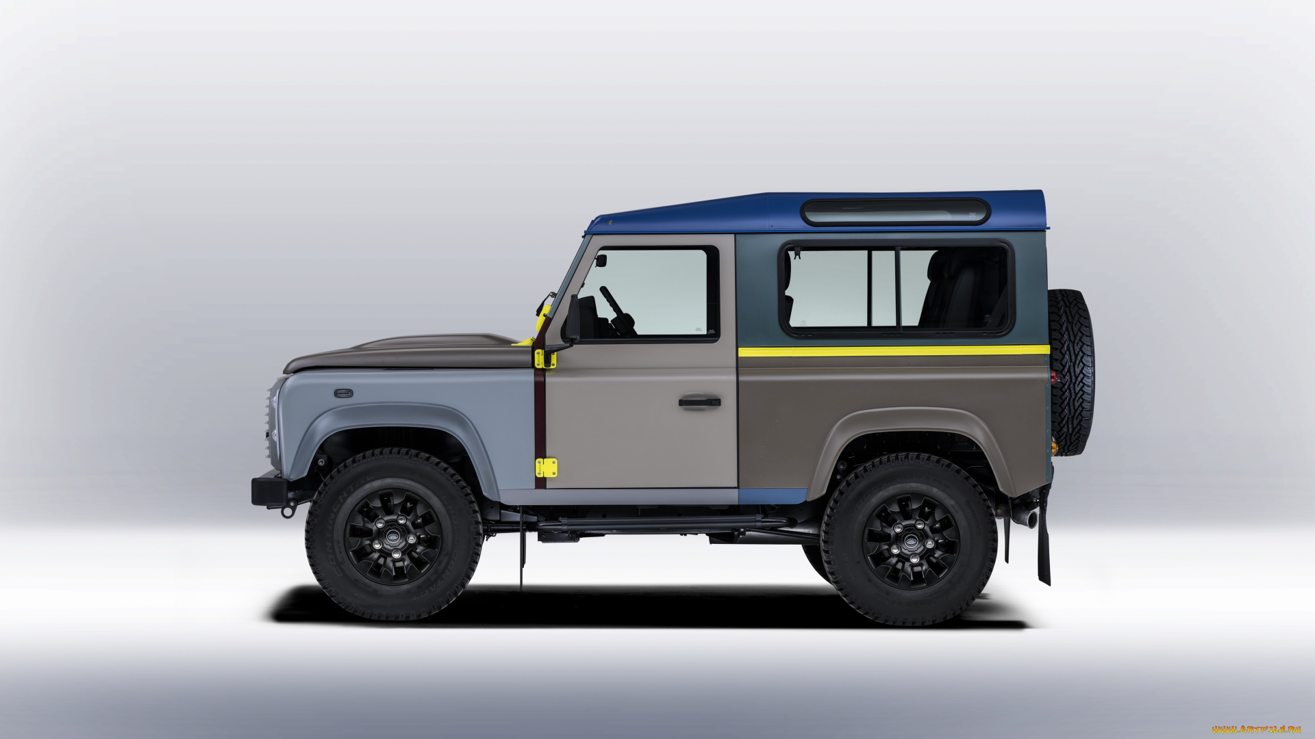 автомобили, land-rover, land, rover, defender, 90, by, paul, smith, 2015г