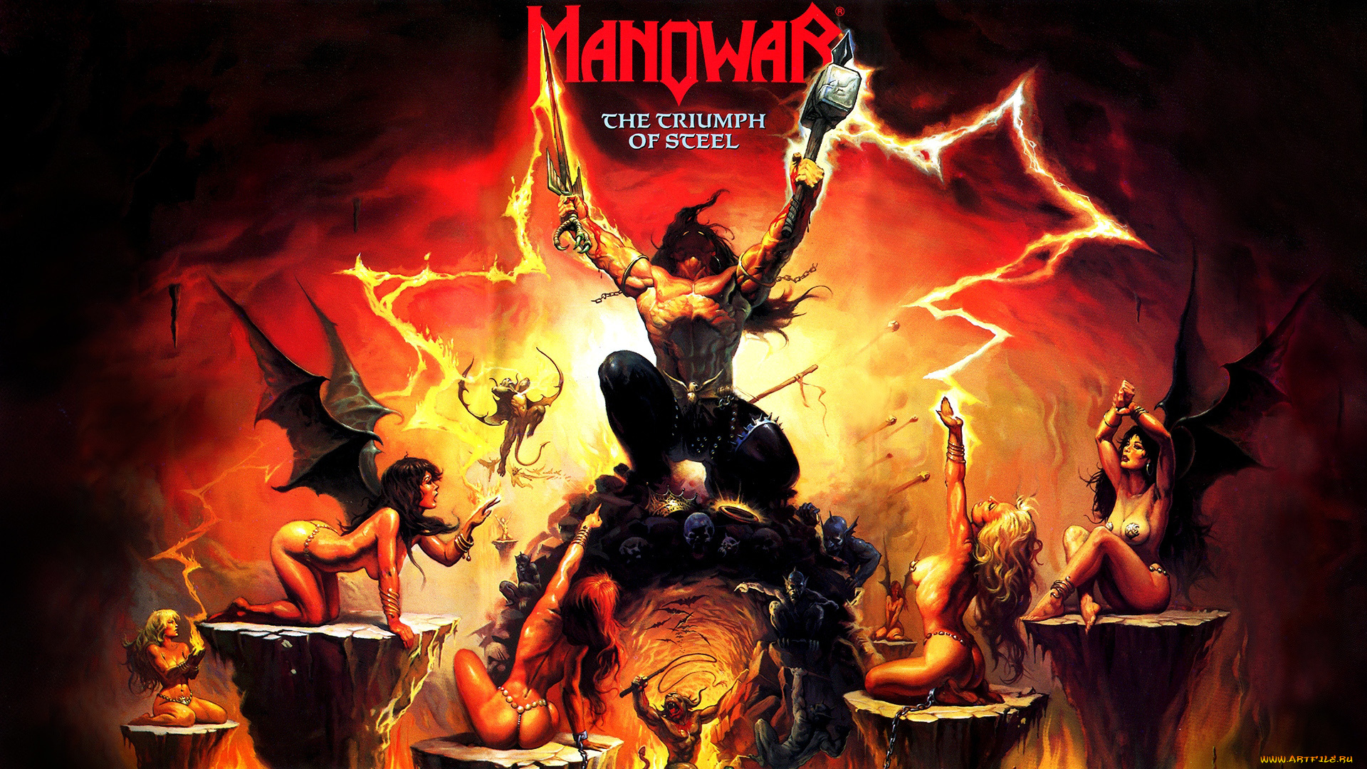 manowar, музыка, американский, пауэр-метал, спид-метал, хеви-метал, сша