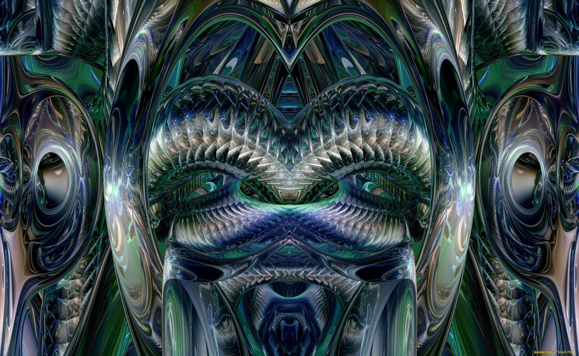 3д, графика, fractal, фракталы, цвета, узор, фон