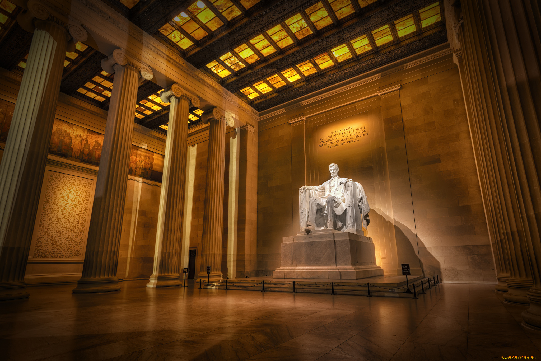Honest Abe, Lincoln Memorial, Washington, DC бесплатно