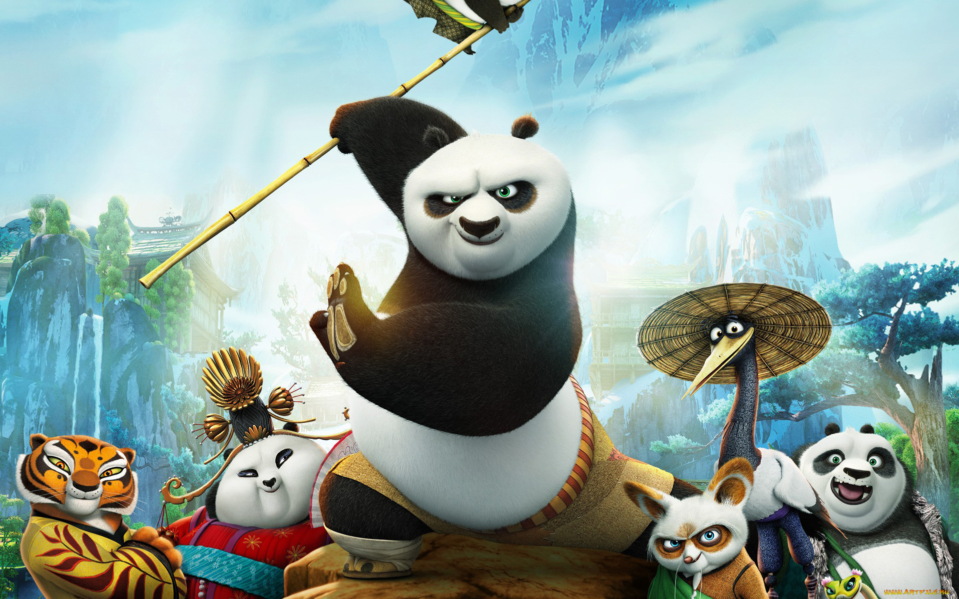мультфильмы, kung, fu, panda, 3, kung, fu, panda, 3