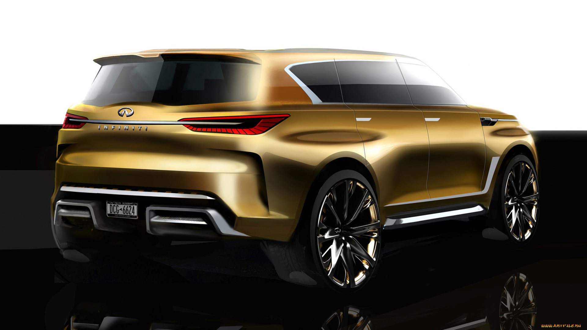 infiniti, qx80, monograph, concept, 2017, автомобили, 3д, monograph, qx80, concept, infiniti, 2017