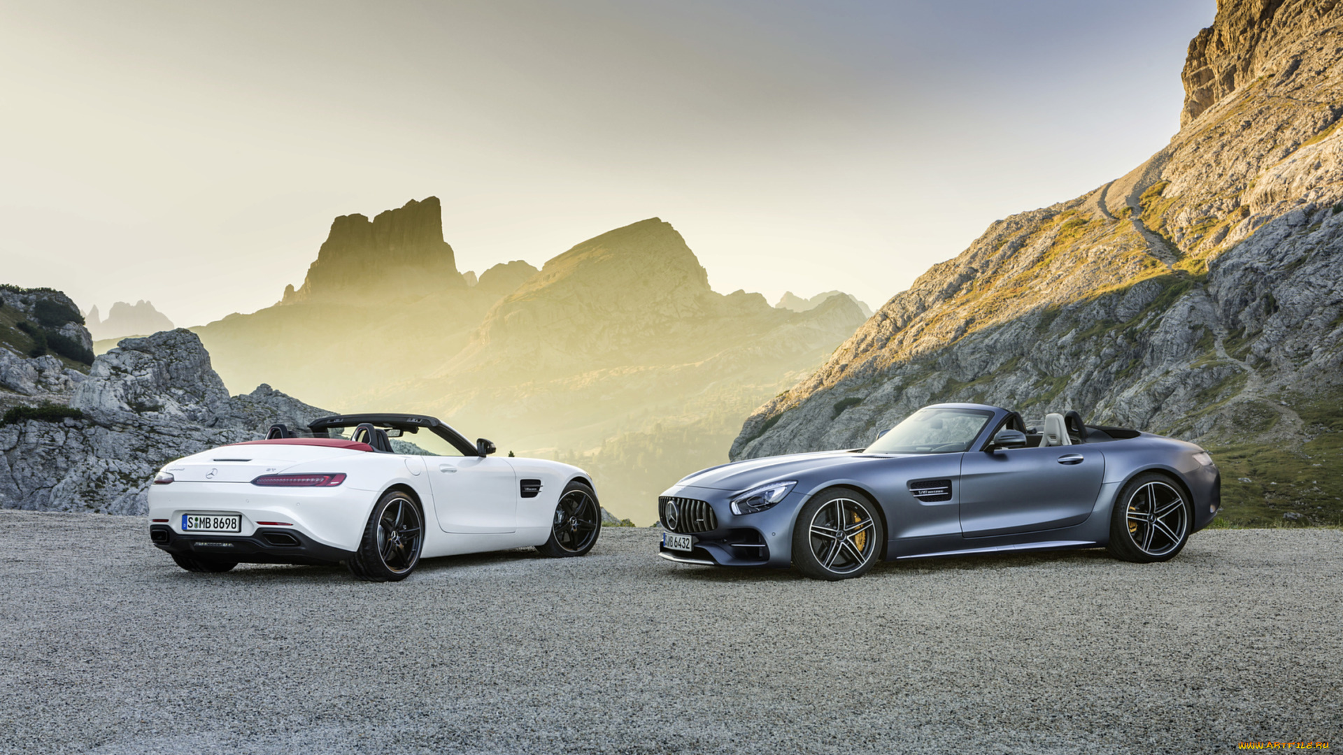 mercedes-benz, amg-gt, and, gt-c, roadsters, 2018, автомобили, mercedes-benz, amg-gt, gt-c, -roadsters, 2018